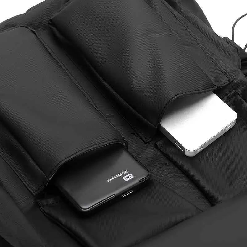 Mochila masculina de luxo de alta qualidade TripVault Black (Cópia)