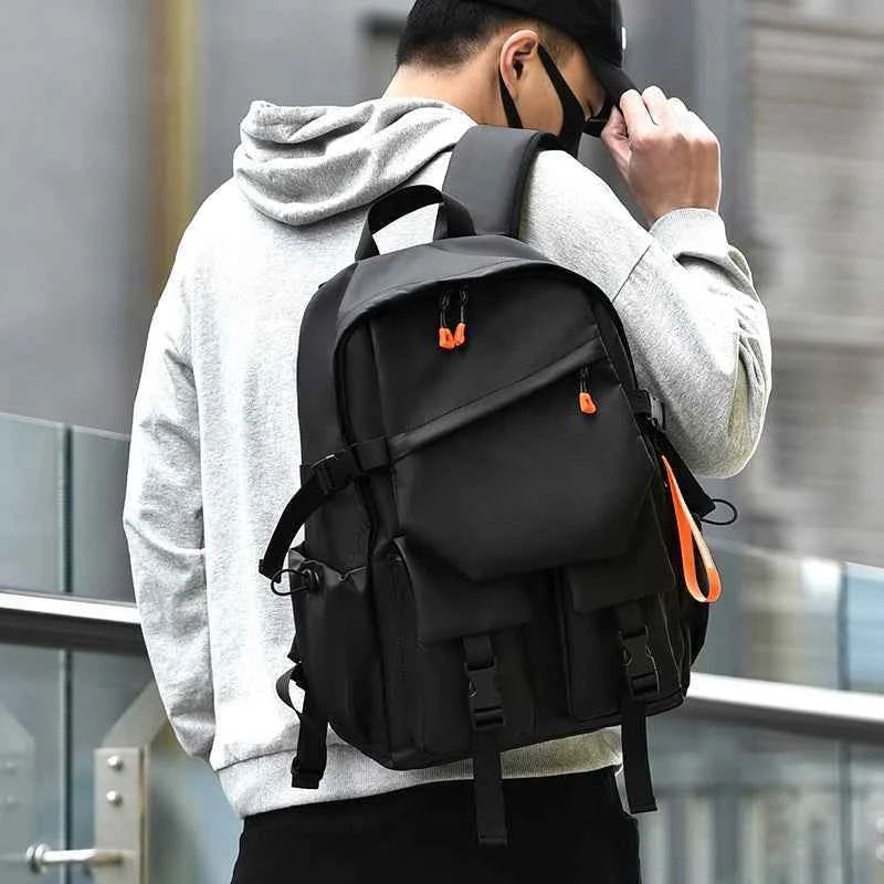 Mochila masculina de luxo de alta qualidade TripVault Black (Cópia)
