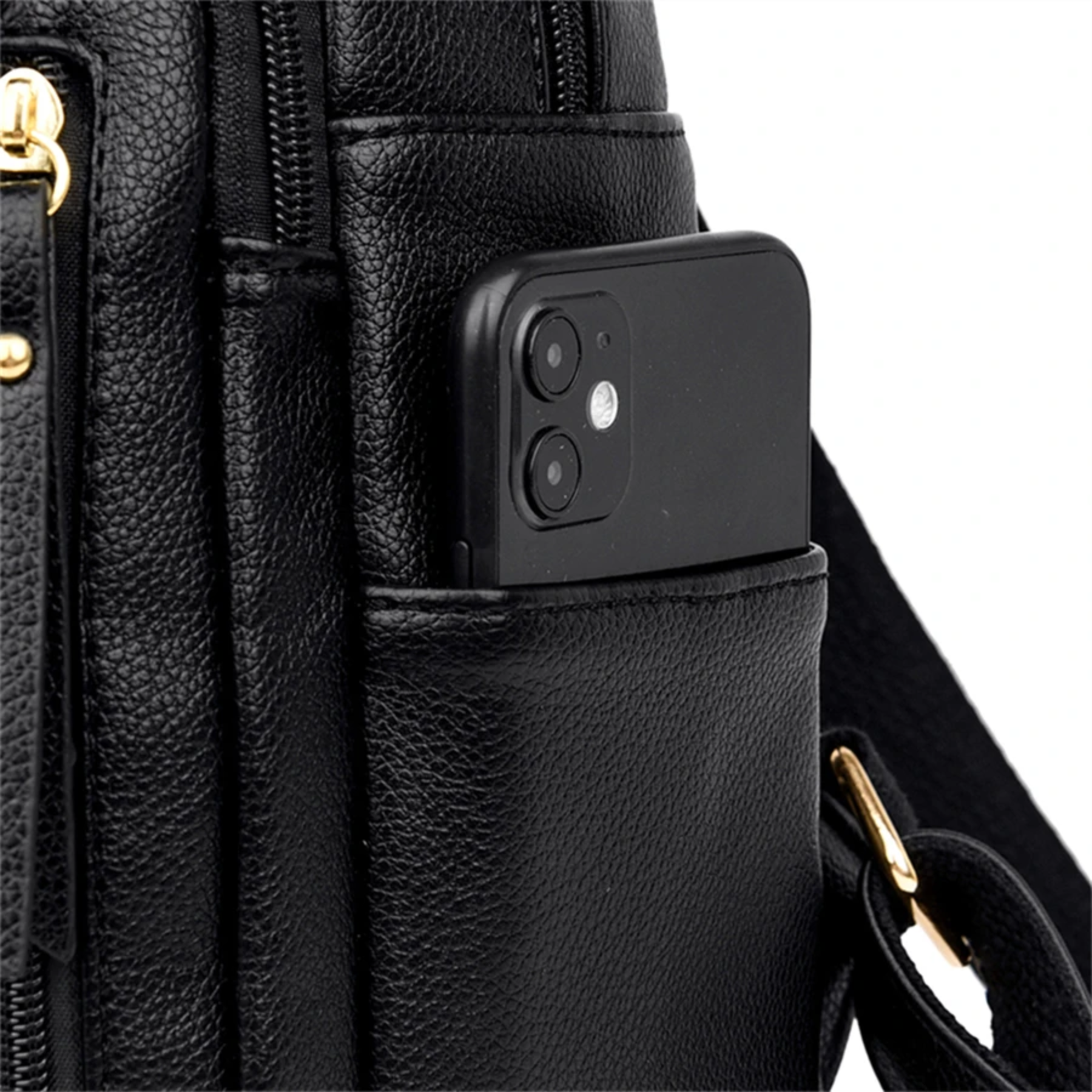 Mochila Feminina Preta KMFFLY