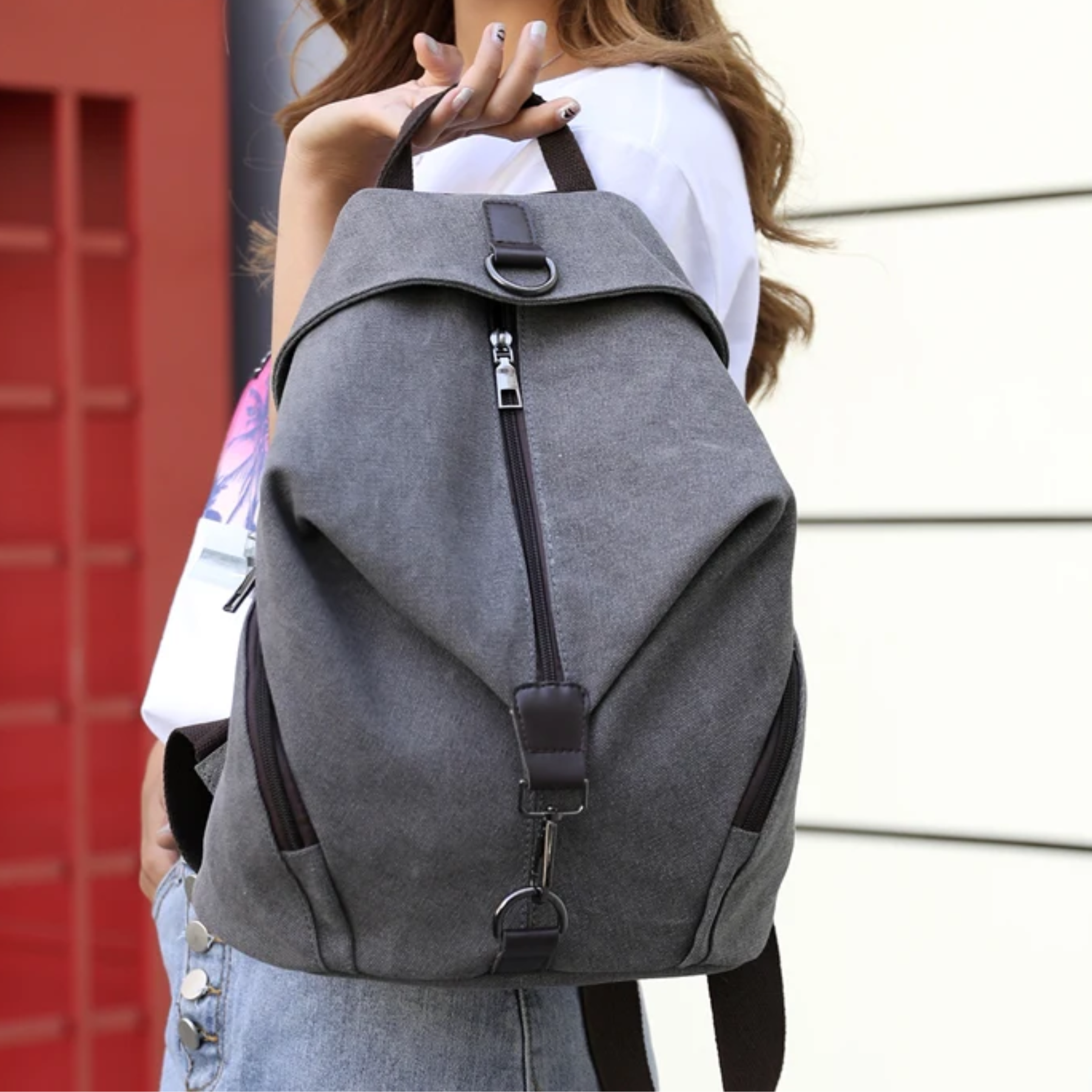 Mochila Feminina De Lona Premium VersaPack