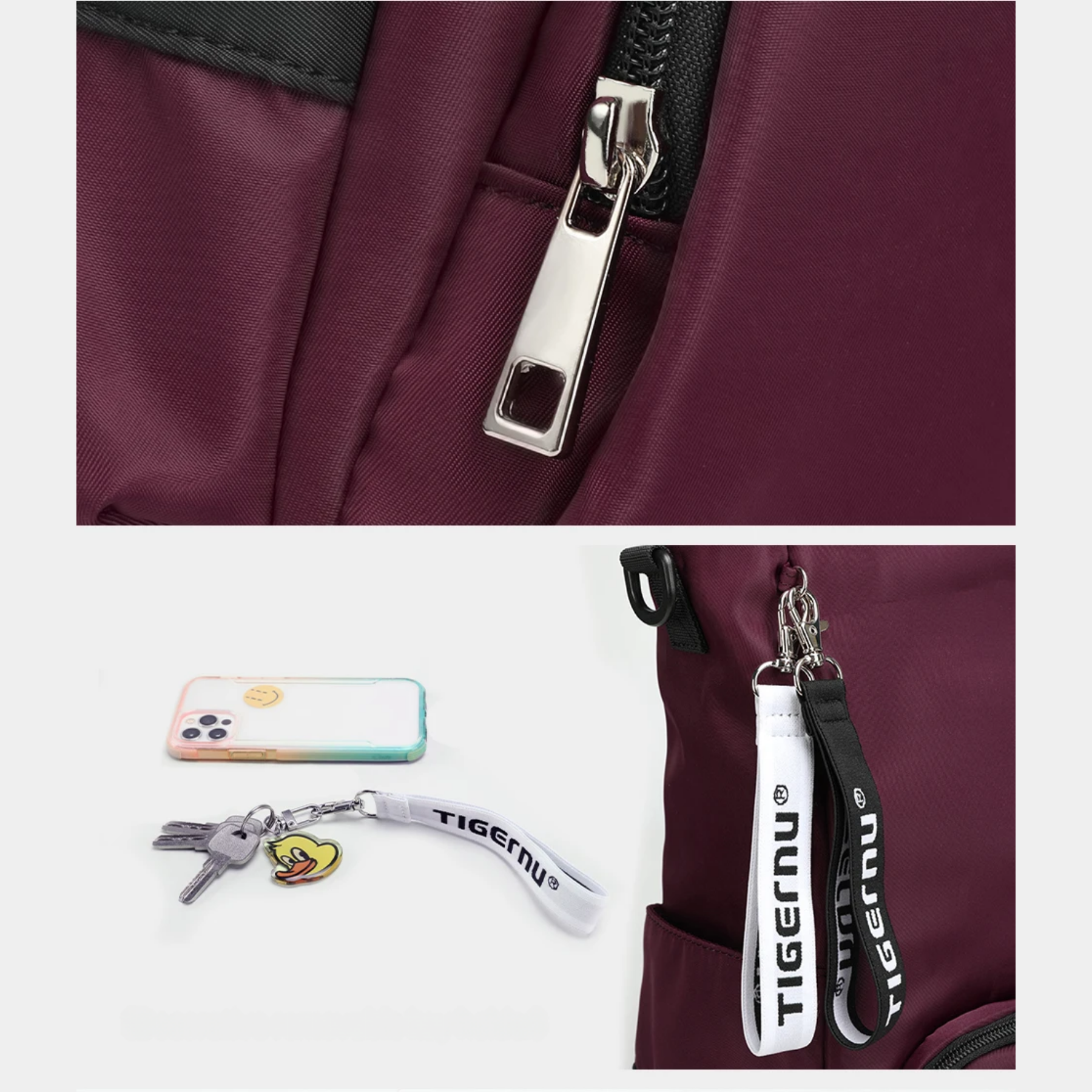 Bolsa Feminina Mochila Fashion 3 em 1 Leopnu