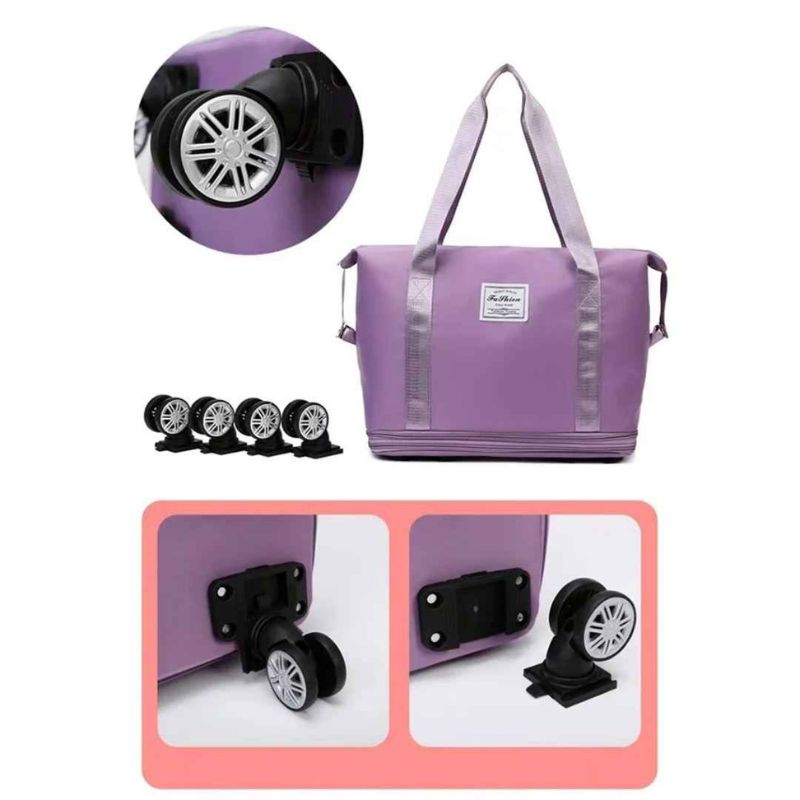 Bolsa De Viagem Com Rodinhas Feminina Expando Travel Bag