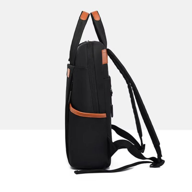 Bolsa Mochila Feminina Riliwil Oxford Preta Bagagem Vip