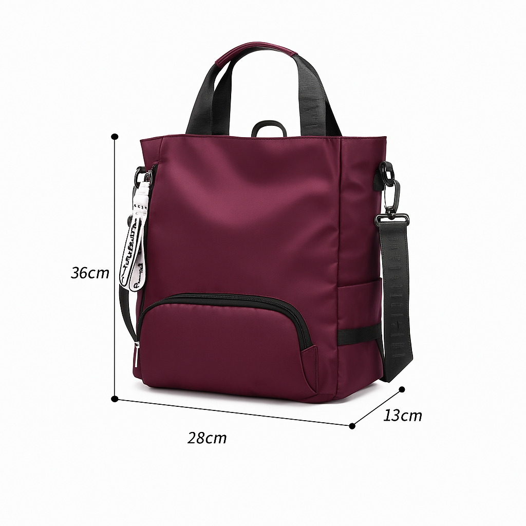 Bolsa Feminina Mochila Fashion 3 em 1 Leopnu