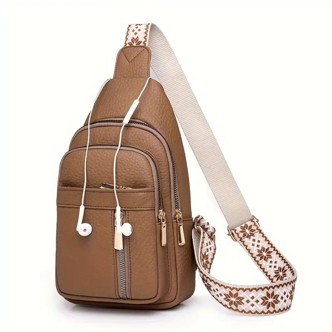 bolsa trasversal feminina beje