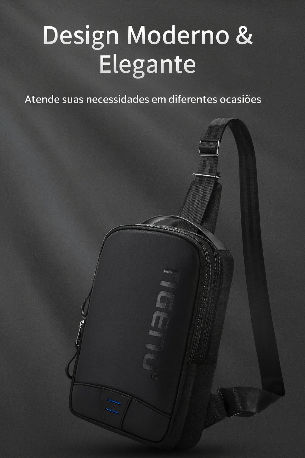 Bolsa Masculina transversal Leopnu