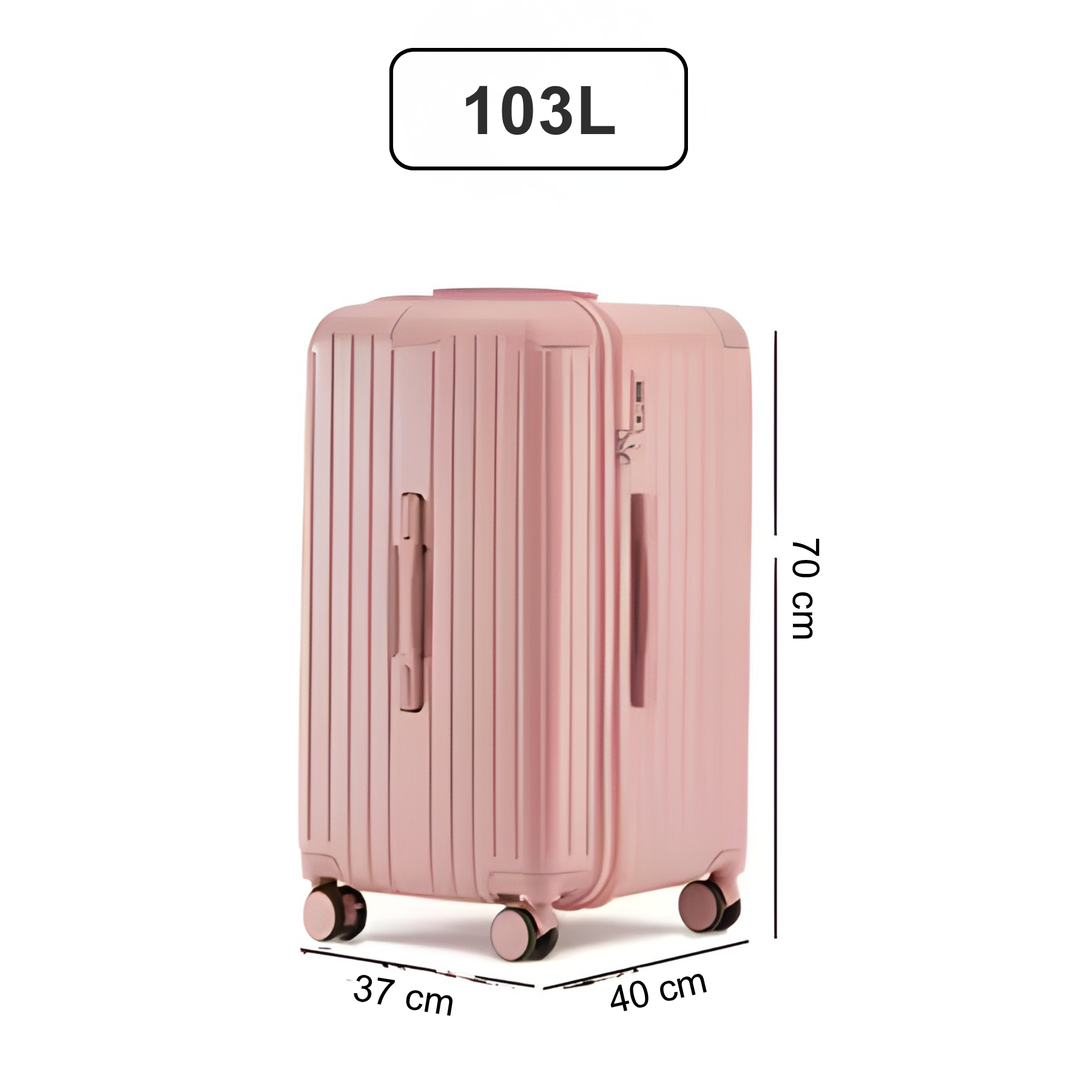 Mala De Viagem Feminina AeroTitan Pro Rosa