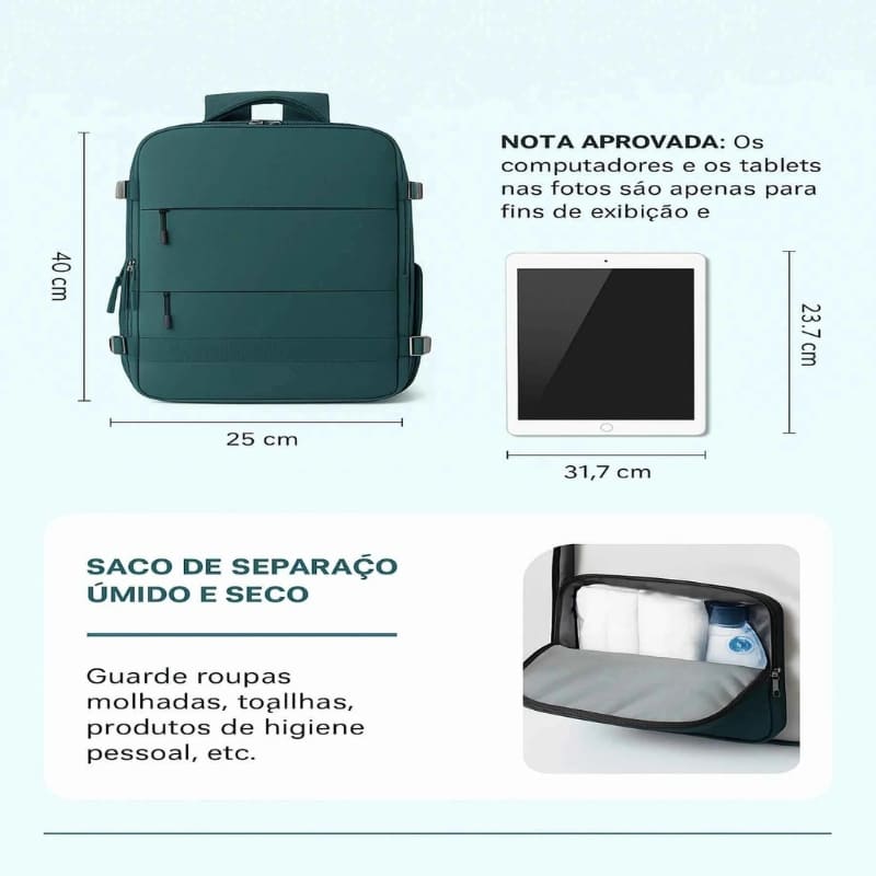 Mochila Para Viagem Feminina