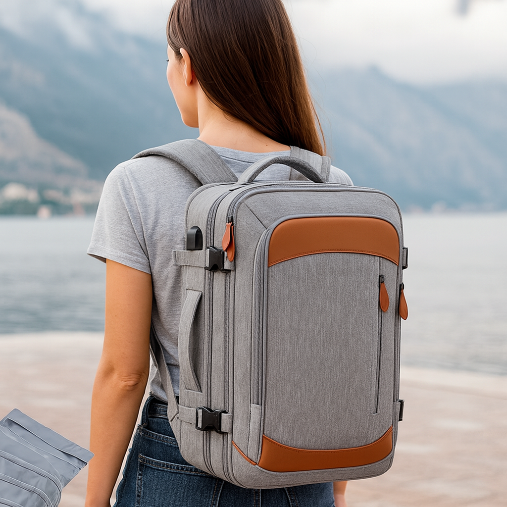Viaje com conforto, estilo e praticidade com a Mochila TravelMaster. Criada para homens que buscam organização, durabilidade e segurança, ela é perfeita para qualquer tipo de viagem – de um final de semana até longas aventuras internacionais.