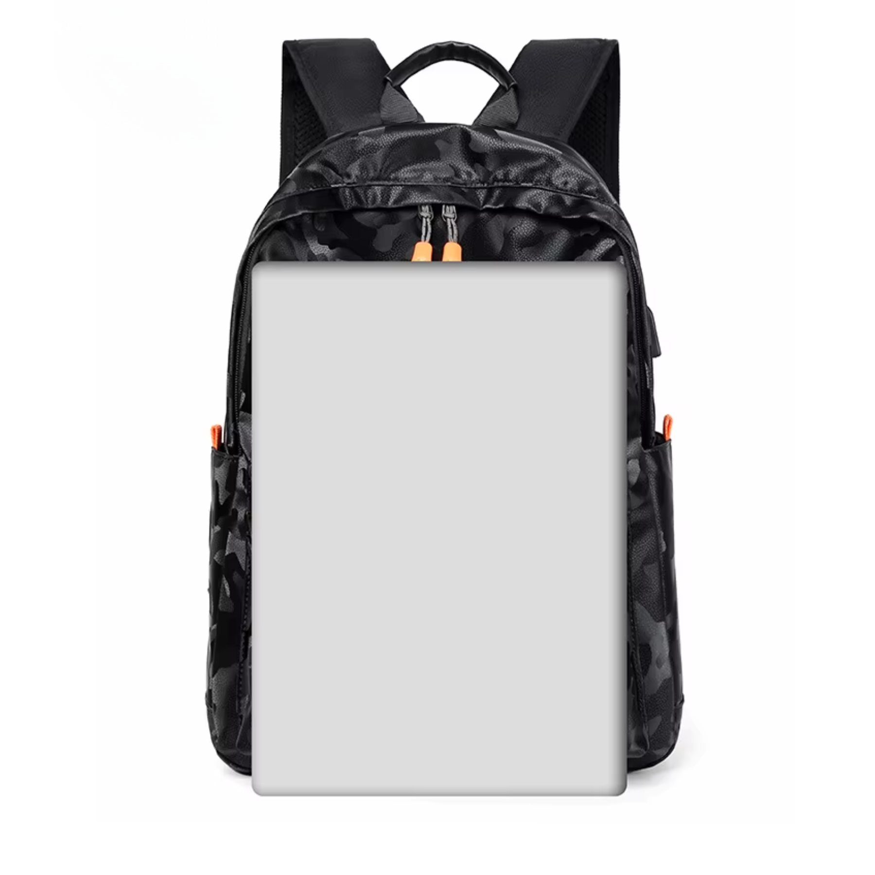 Bolso traseiro com zíper para celular e documentos, mais segurança