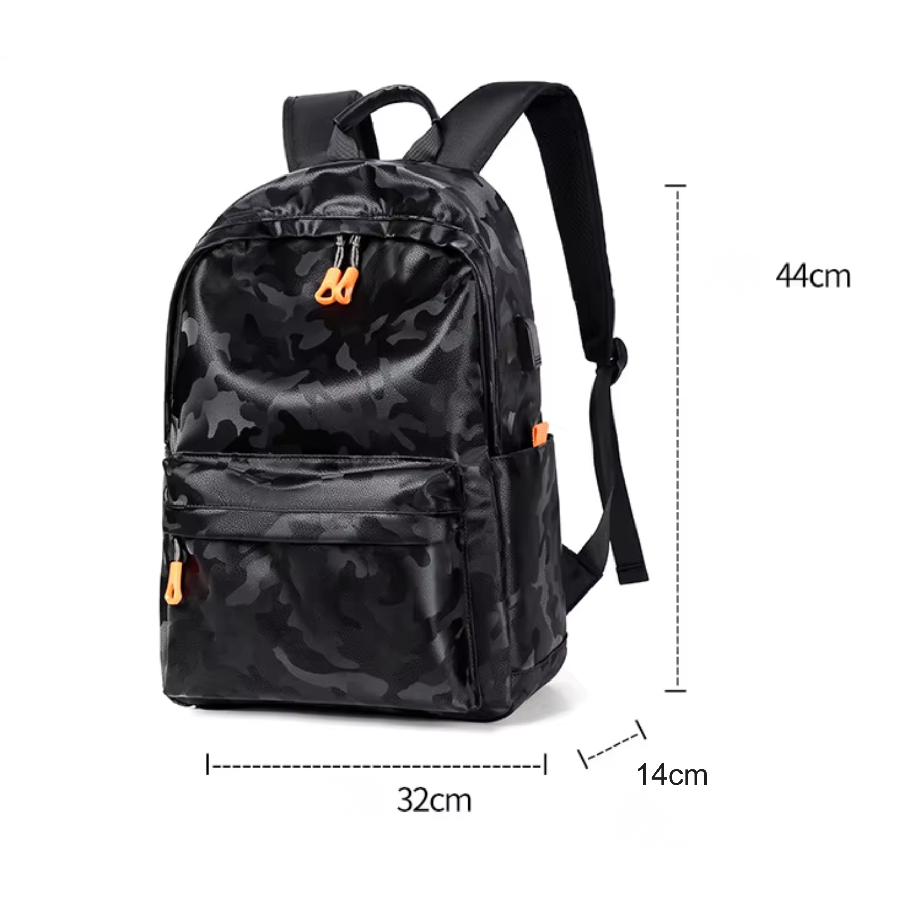 Mochila Infantil Masculino Camuflada SelvaSchool na Bagagem VIP, 20–35 L