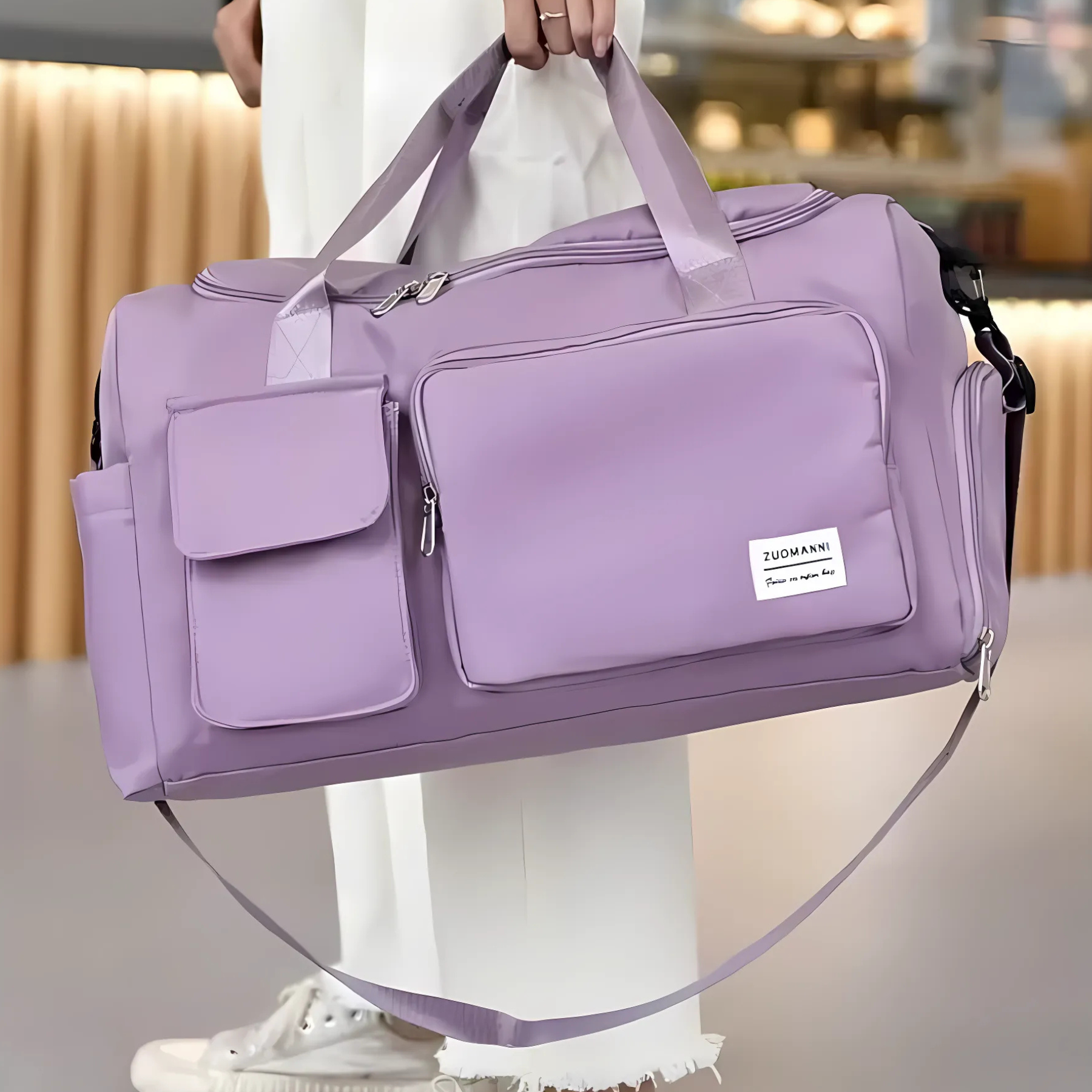 Bolsa de Viagem Feminina GlobeGlam – Roxa 35 Litros