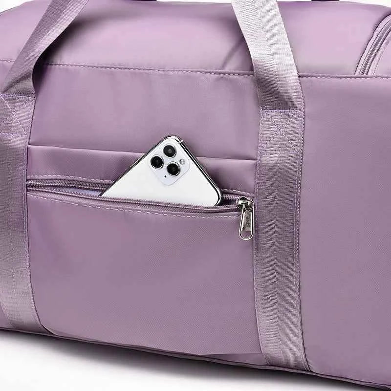 Bolsa de Viagem Feminina GlobeGlam – Roxa 35 Litros