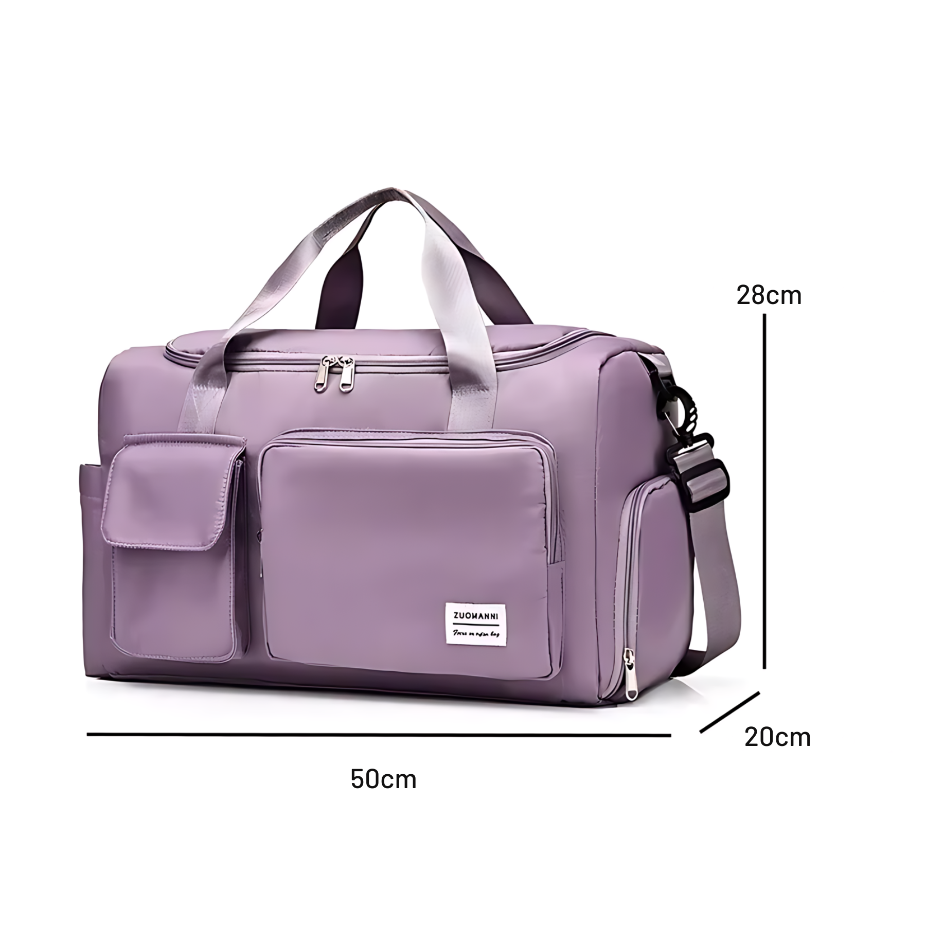 Bolsa de Viagem Feminina GlobeGlam – Roxa 35 Litros