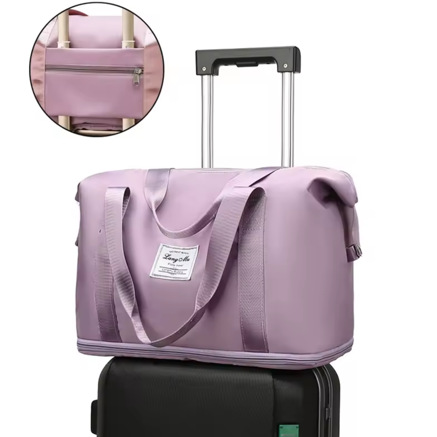 Bolsa De Viagem Feminina NylonVoyage Roxa