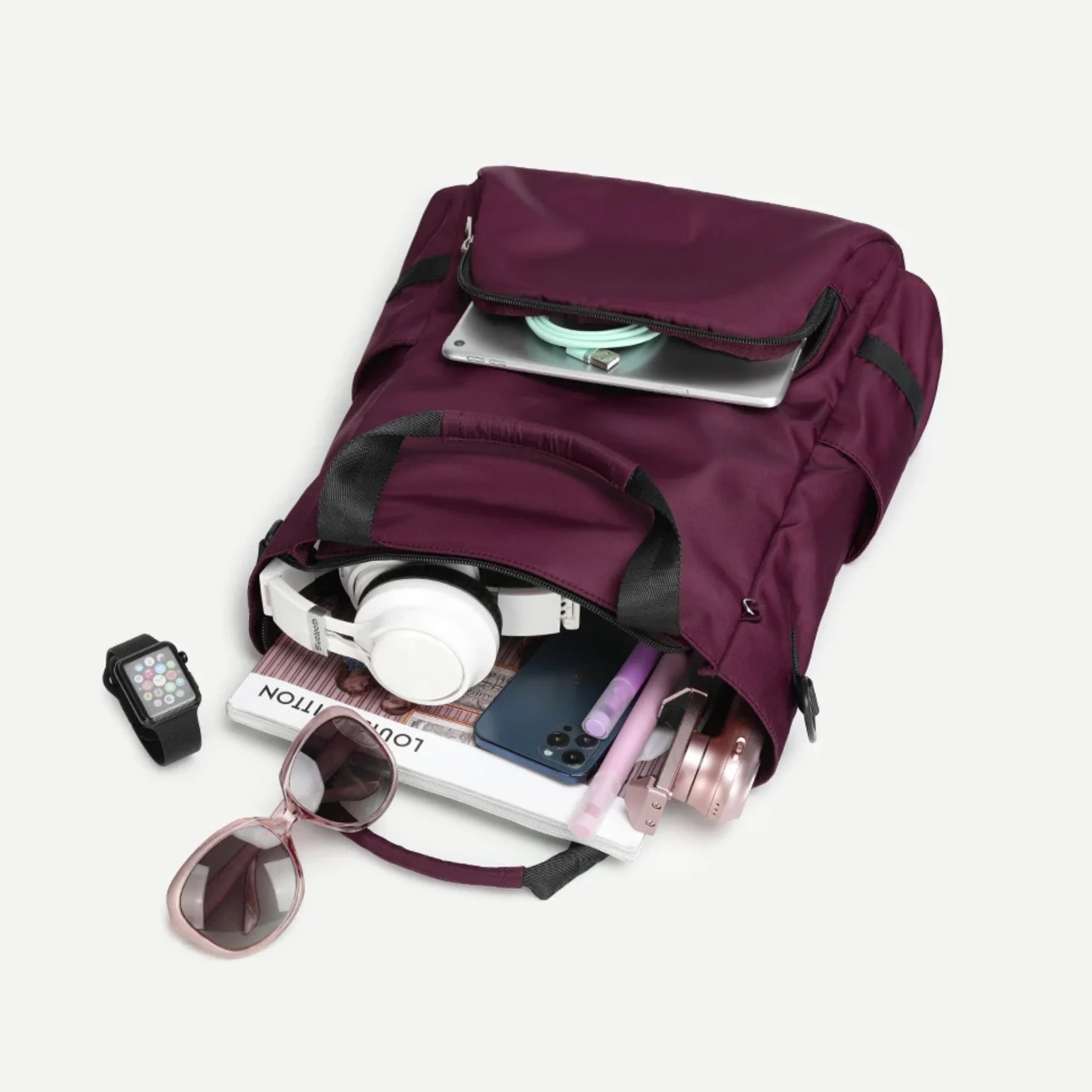 Mochila Bolsa Feminina Fashion 3 em 1 Leopnu