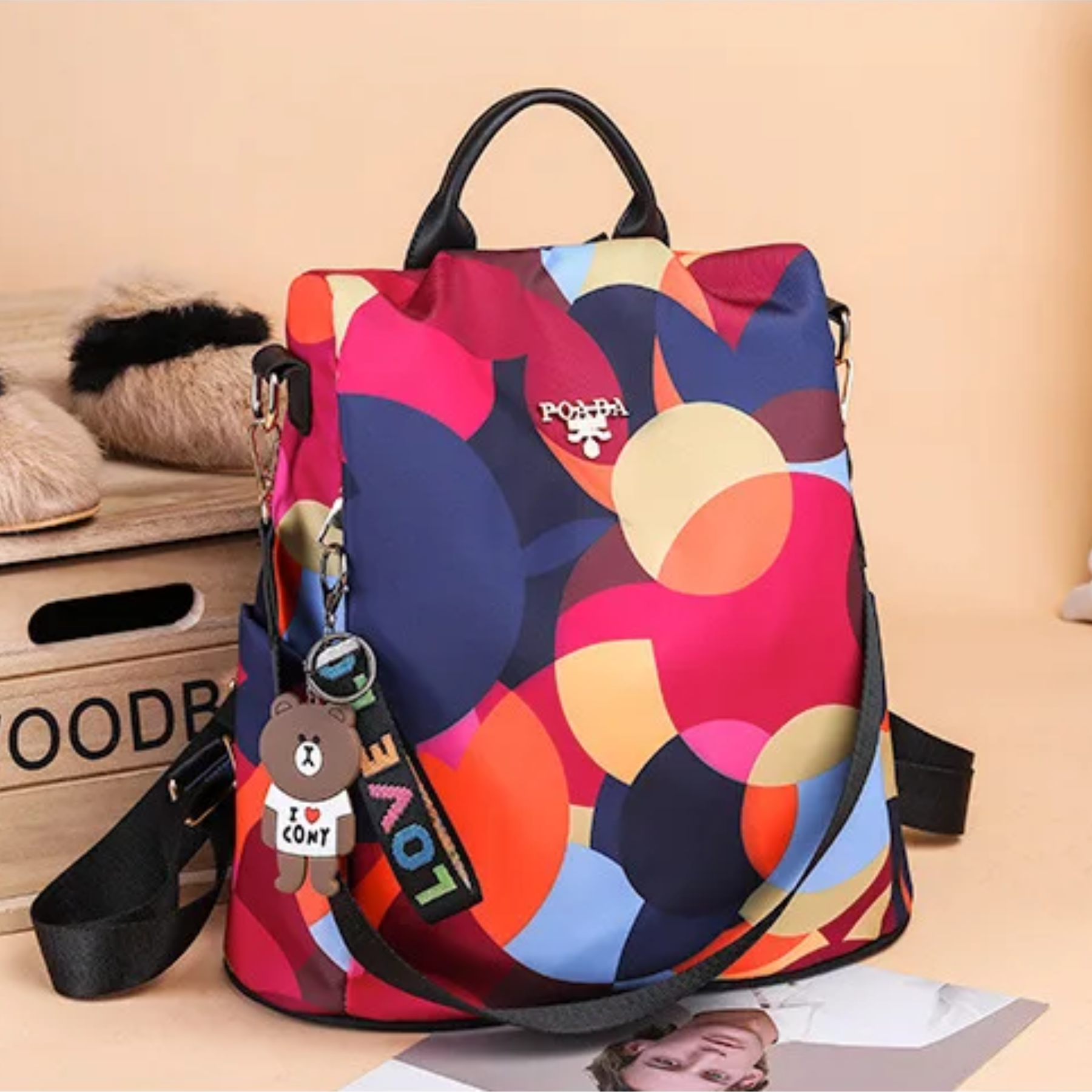 Bolsa Mochila Feminina SafeSpace