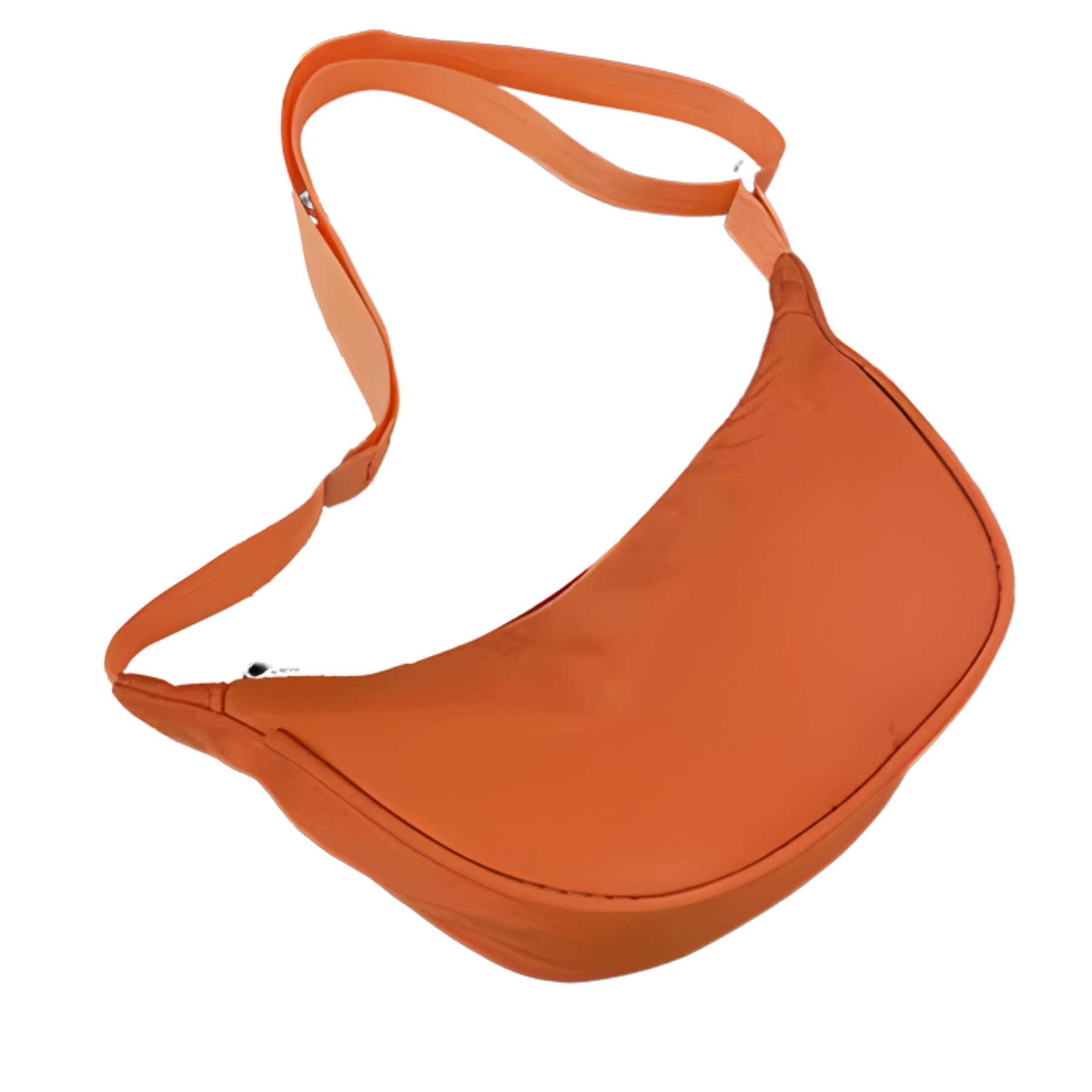 Bolsa Transversal Feminina Laranja Luna Belle vista frontal em fundo neutro