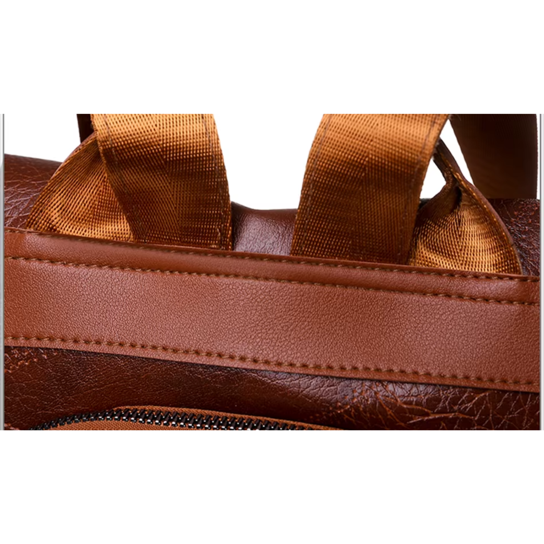 Bolsa Mochila Feminina em Couro ChicShield – Marrom (2 em 1 Bolsa)