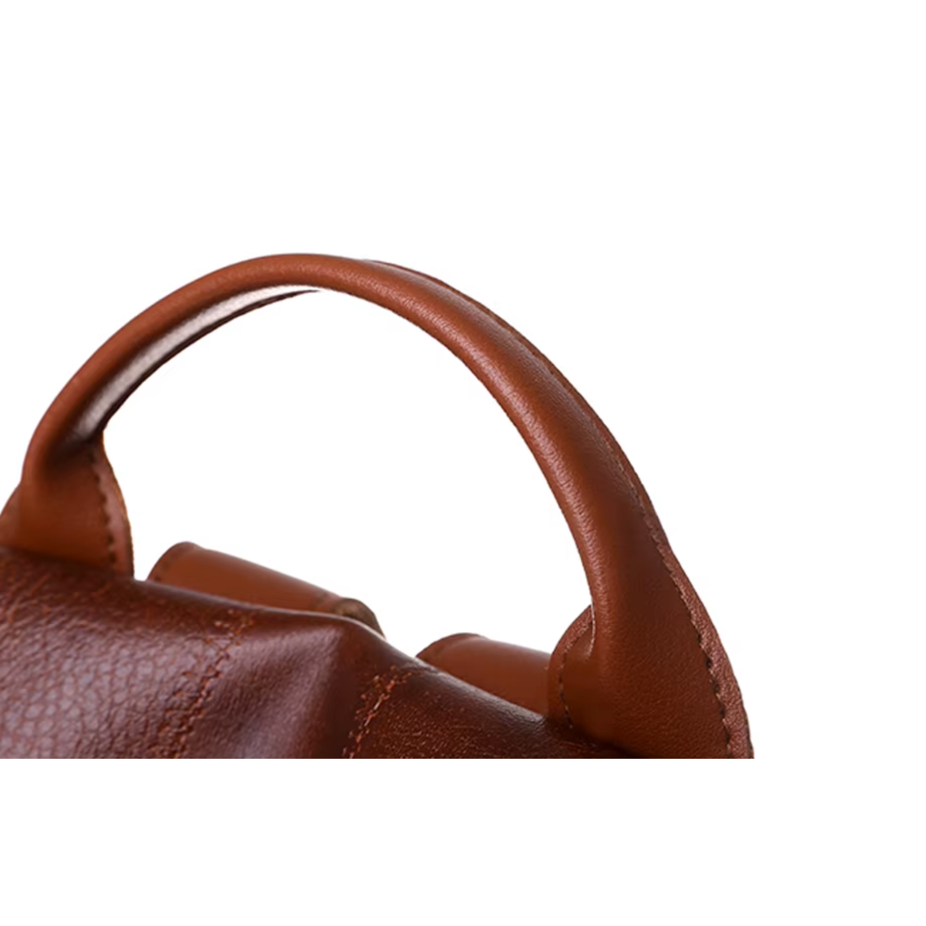 Bolsa Mochila Feminina em Couro ChicShield – Marrom (2 em 1 Bolsa)