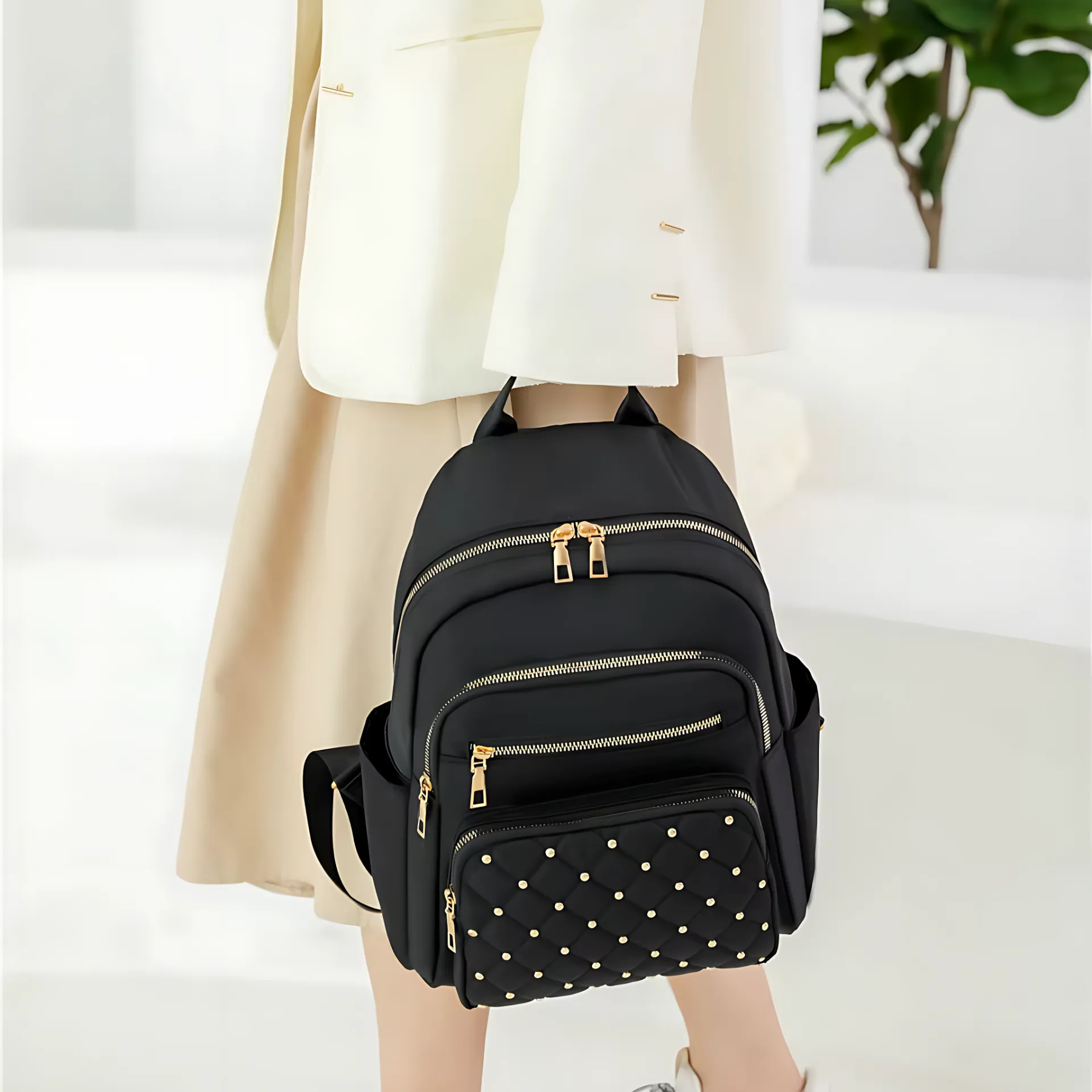 Mochila Feminina Preta ChicCarry