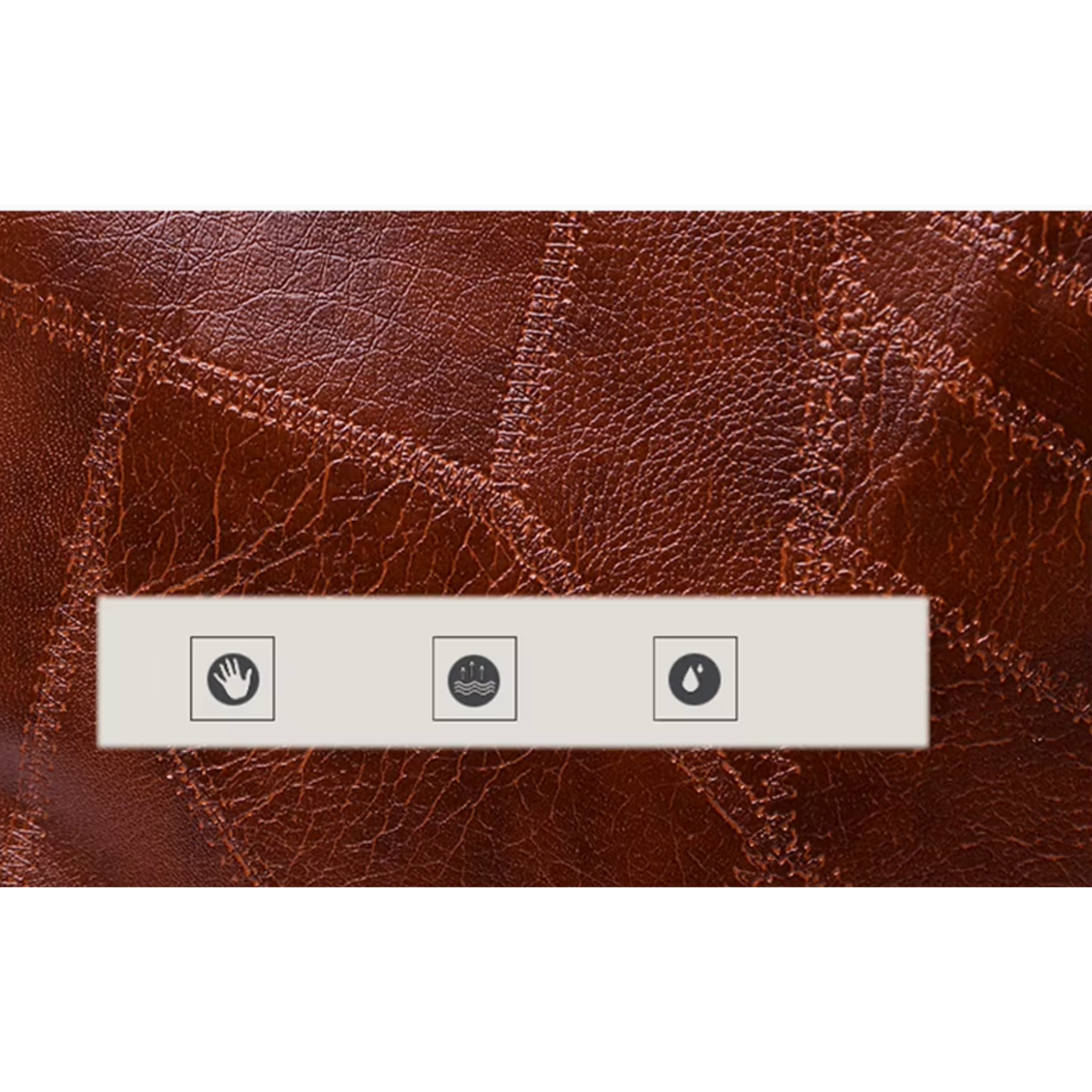 Bolsa Mochila Feminina em Couro ChicShield – Marrom (2 em 1 Bolsa)