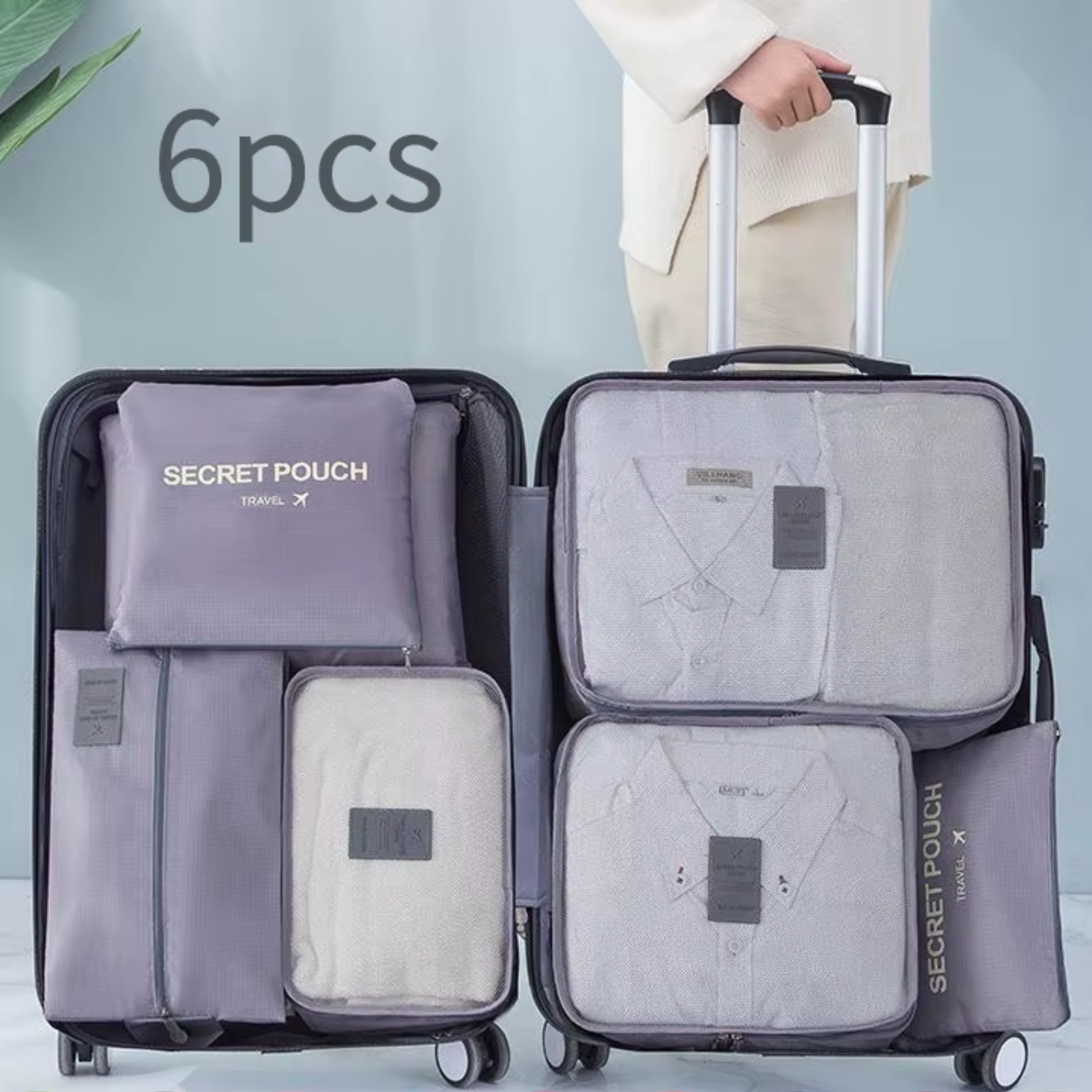 Kit Organizador De Mala TravelPack 6 Peças