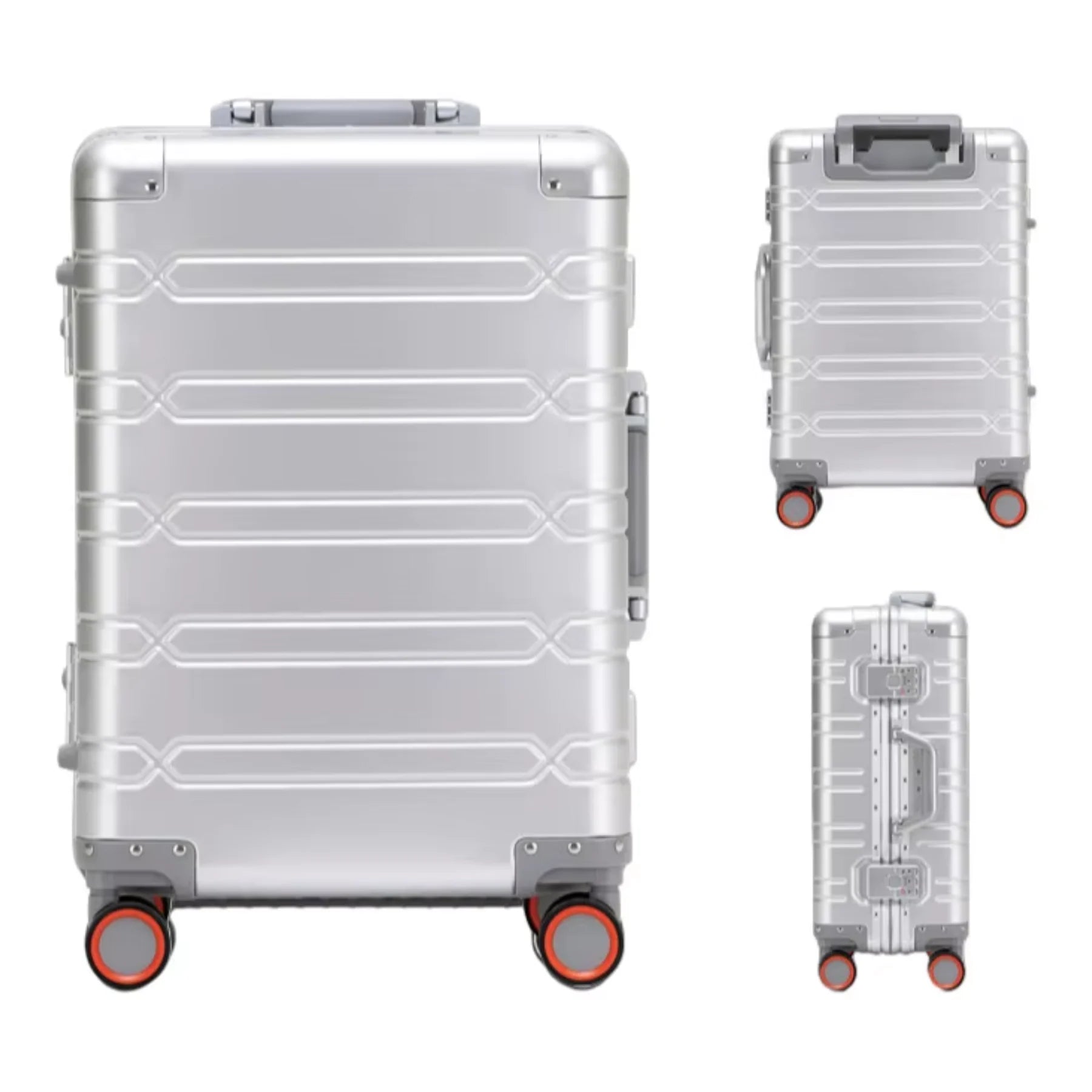 Mala de Viagem AeroTrek Alum�nio e Magn�sio � Bagagem de M�o com Rodinhas 360�