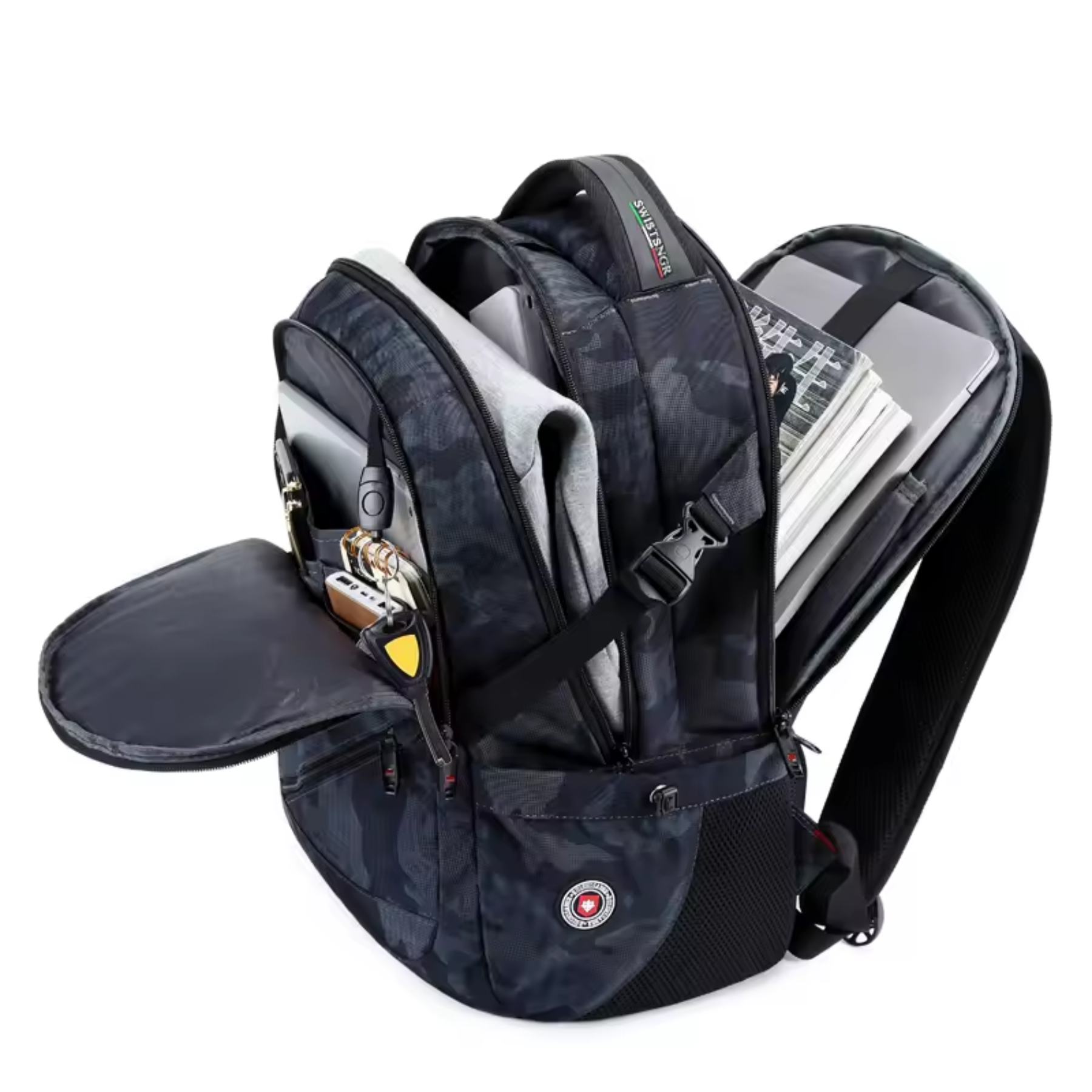 Mochila Escolar SchoolPro Camuflada