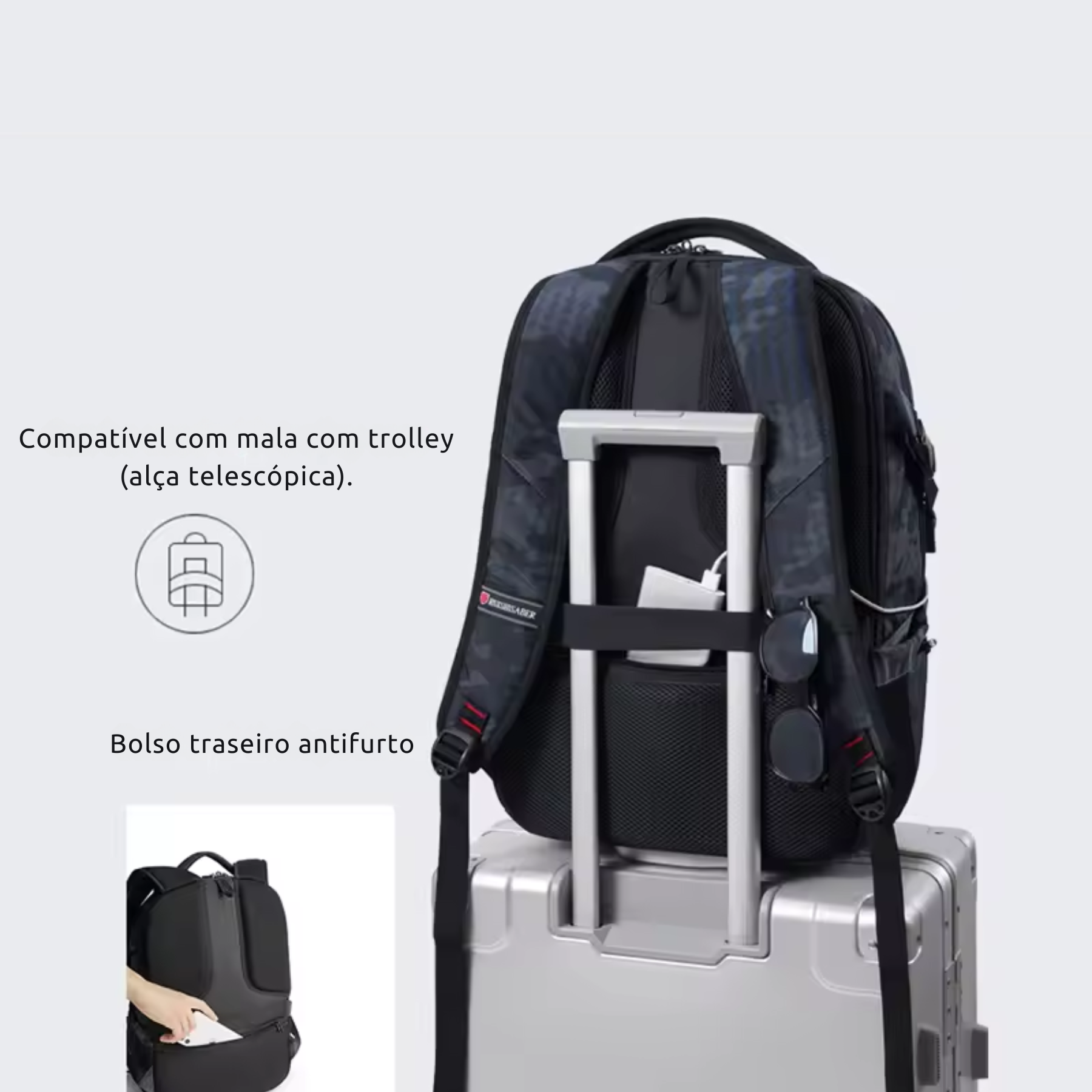 Mochila Escolar SchoolPro Camuflada