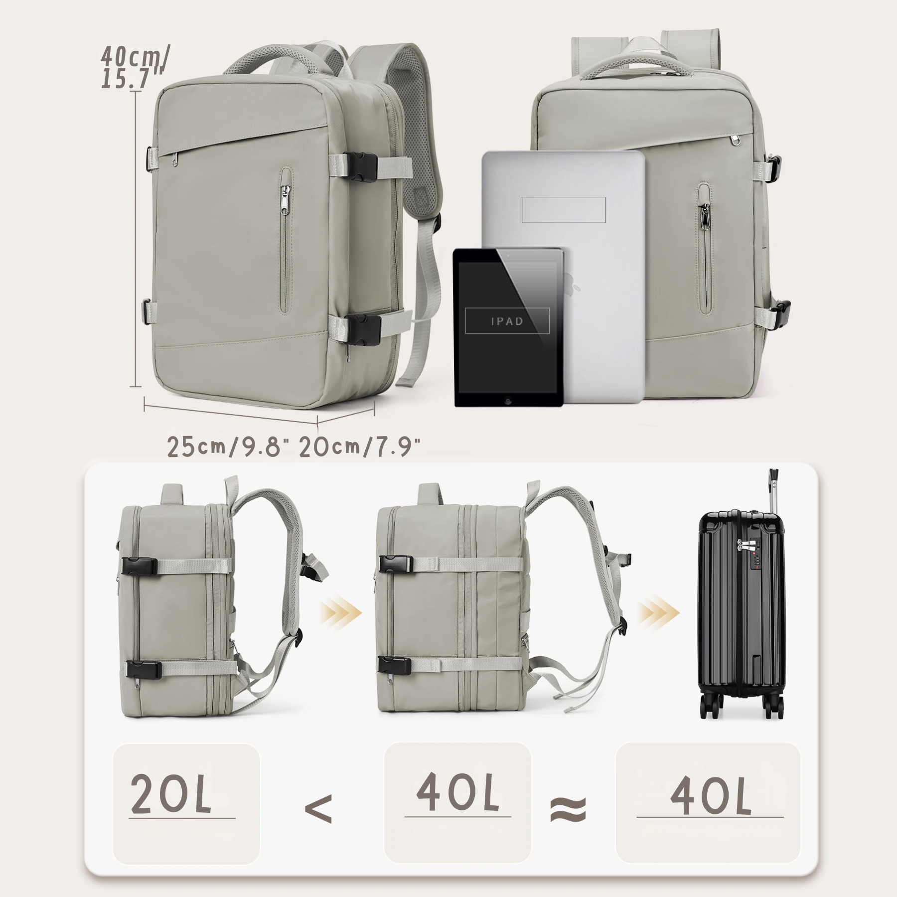 Mochila Masculina De Viagem ExpanTravel