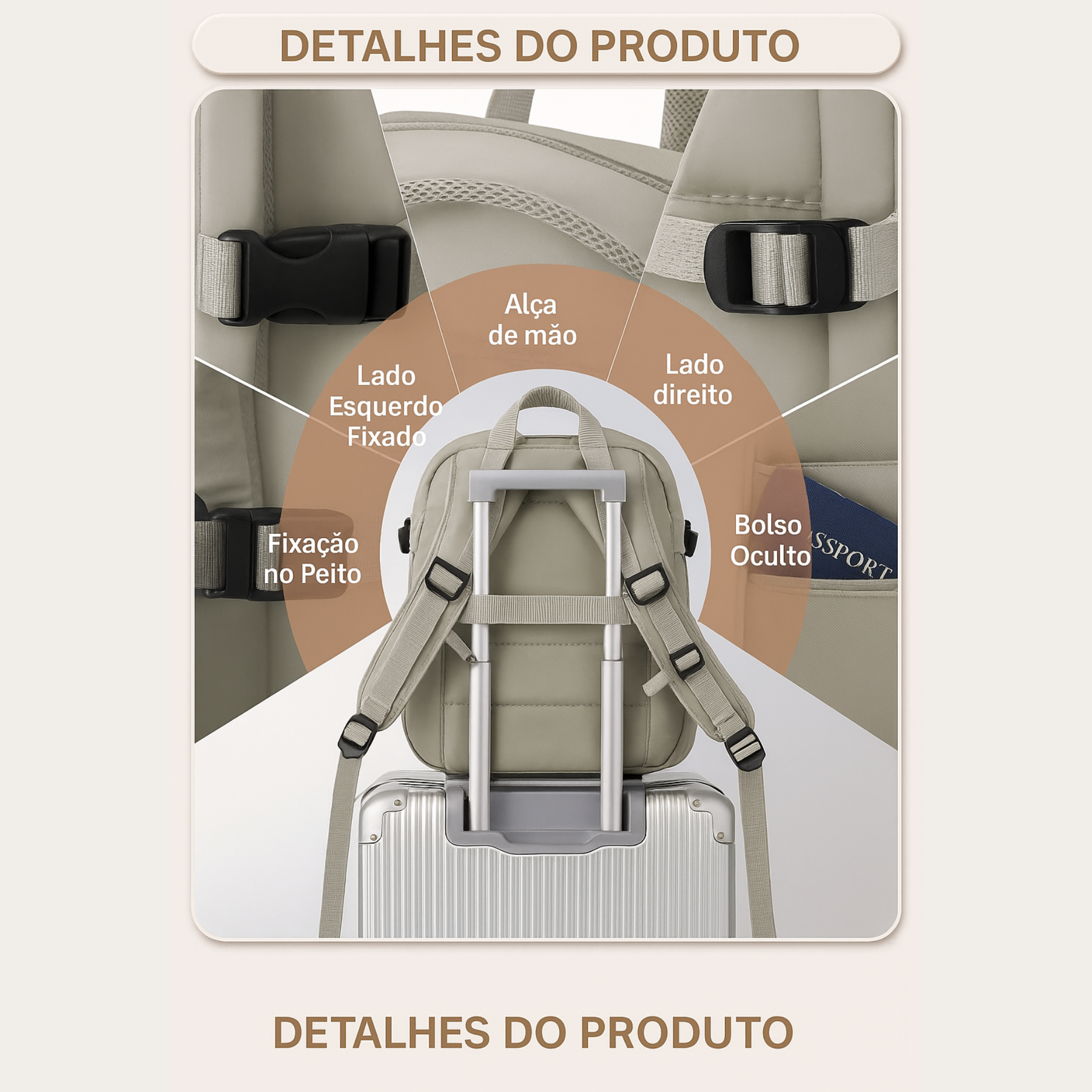 Mochila Masculina De Viagem ExpanTravel