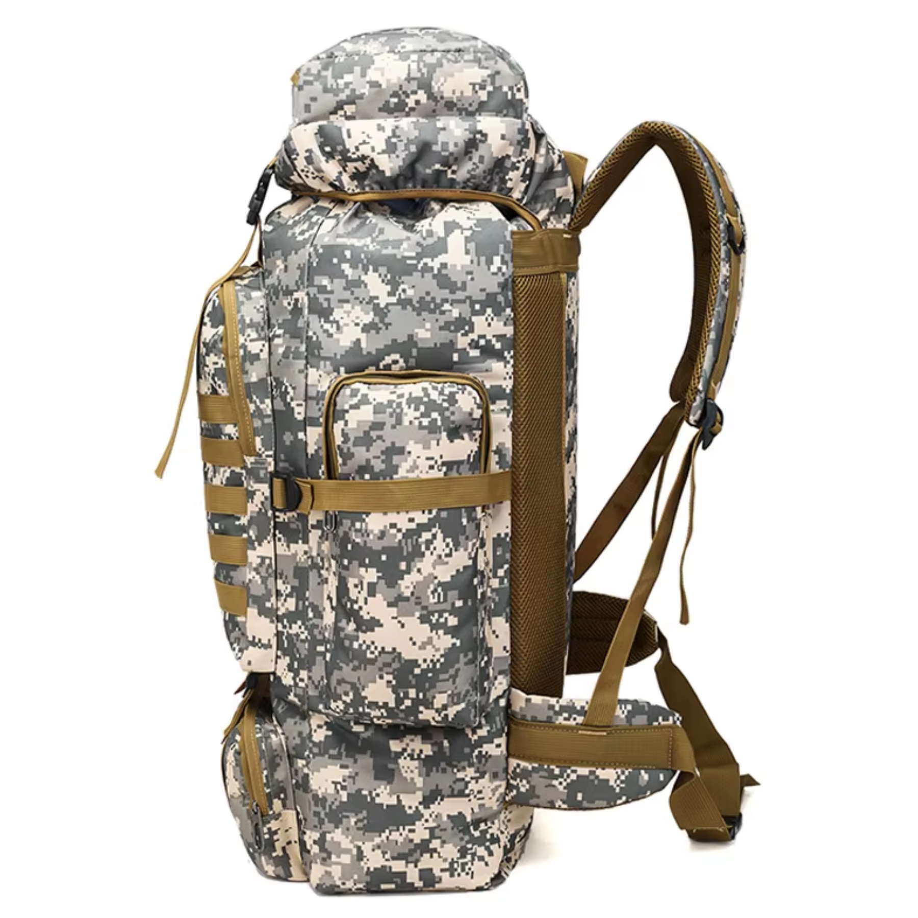 Estrutura interna (internal frame) da Mochila TrekMaster em uso