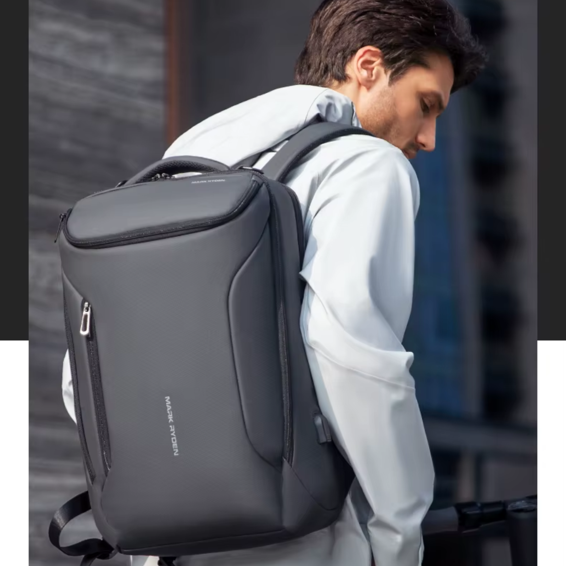 Mochila business masculina premium com compartimento para laptop