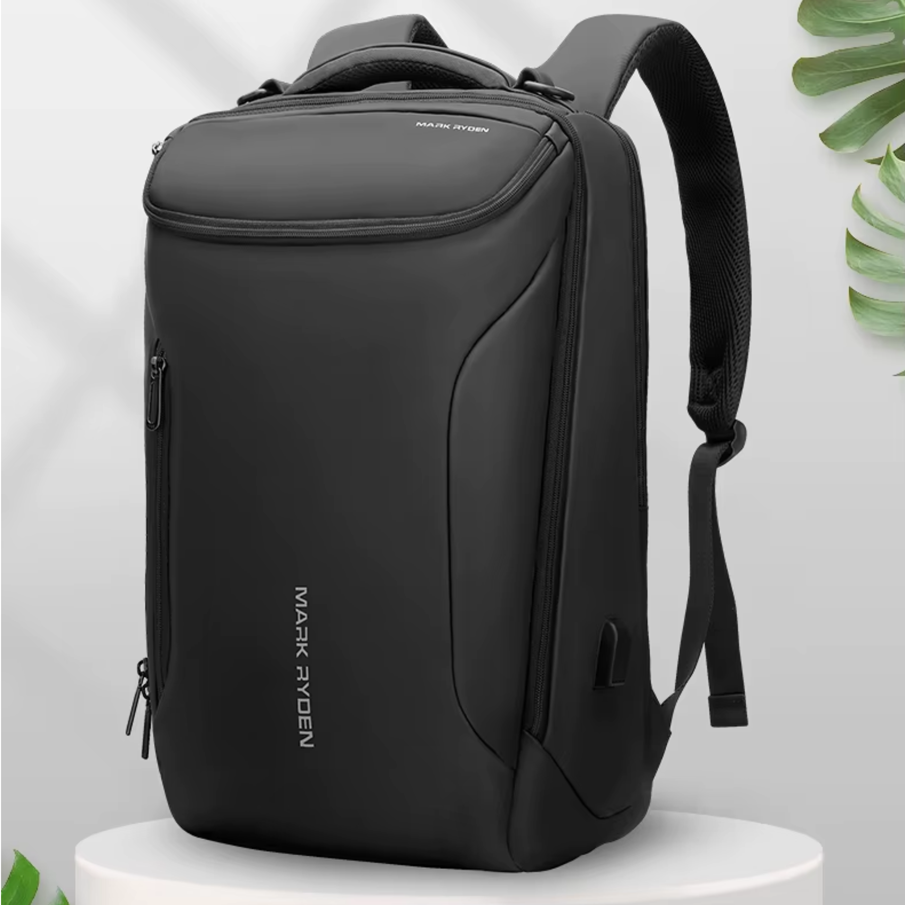 Organização inteligente com divisórias internas mochila masculina