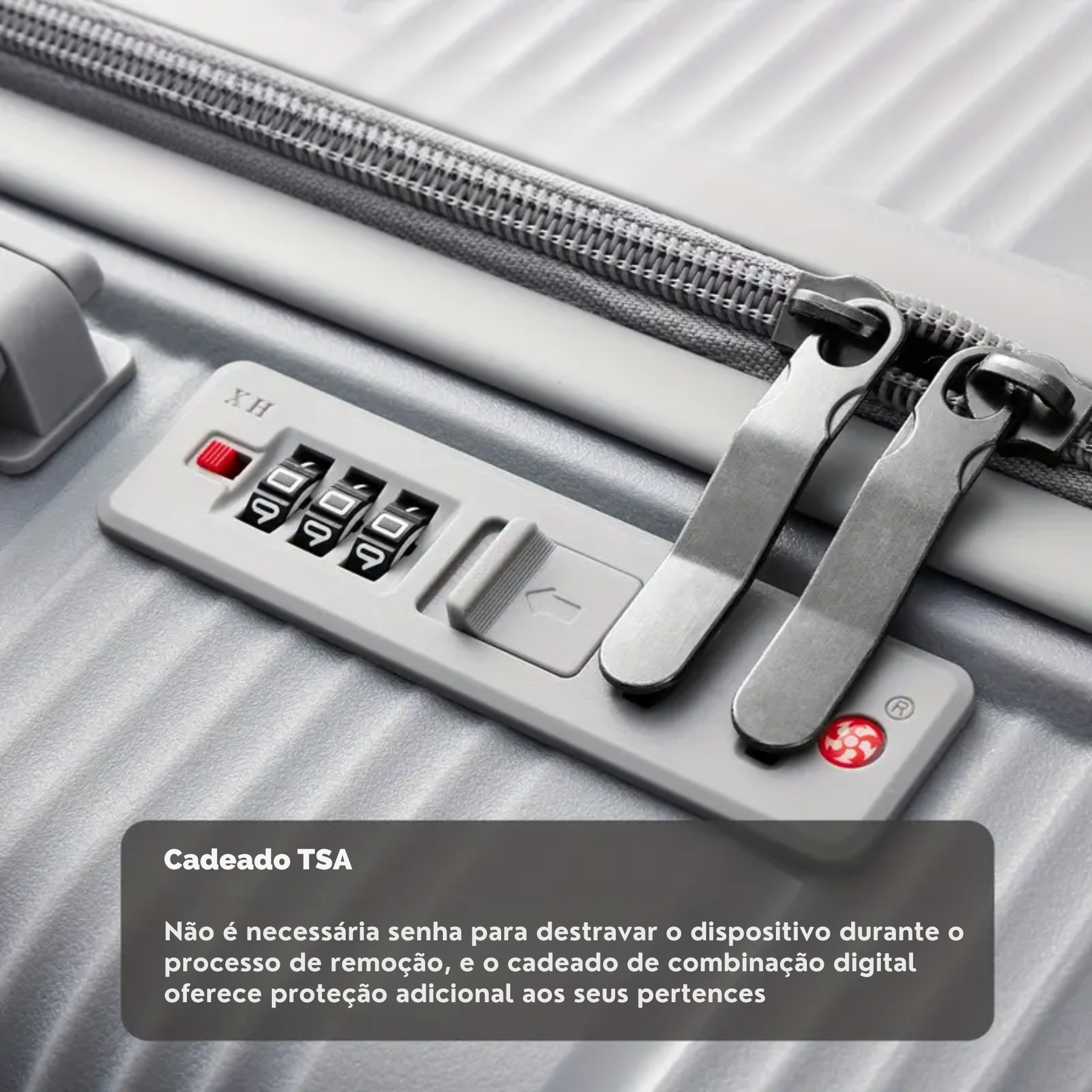 Bolso traseiro anti-furto da mochila para documentos e carteira com acesso rápido e seguro.