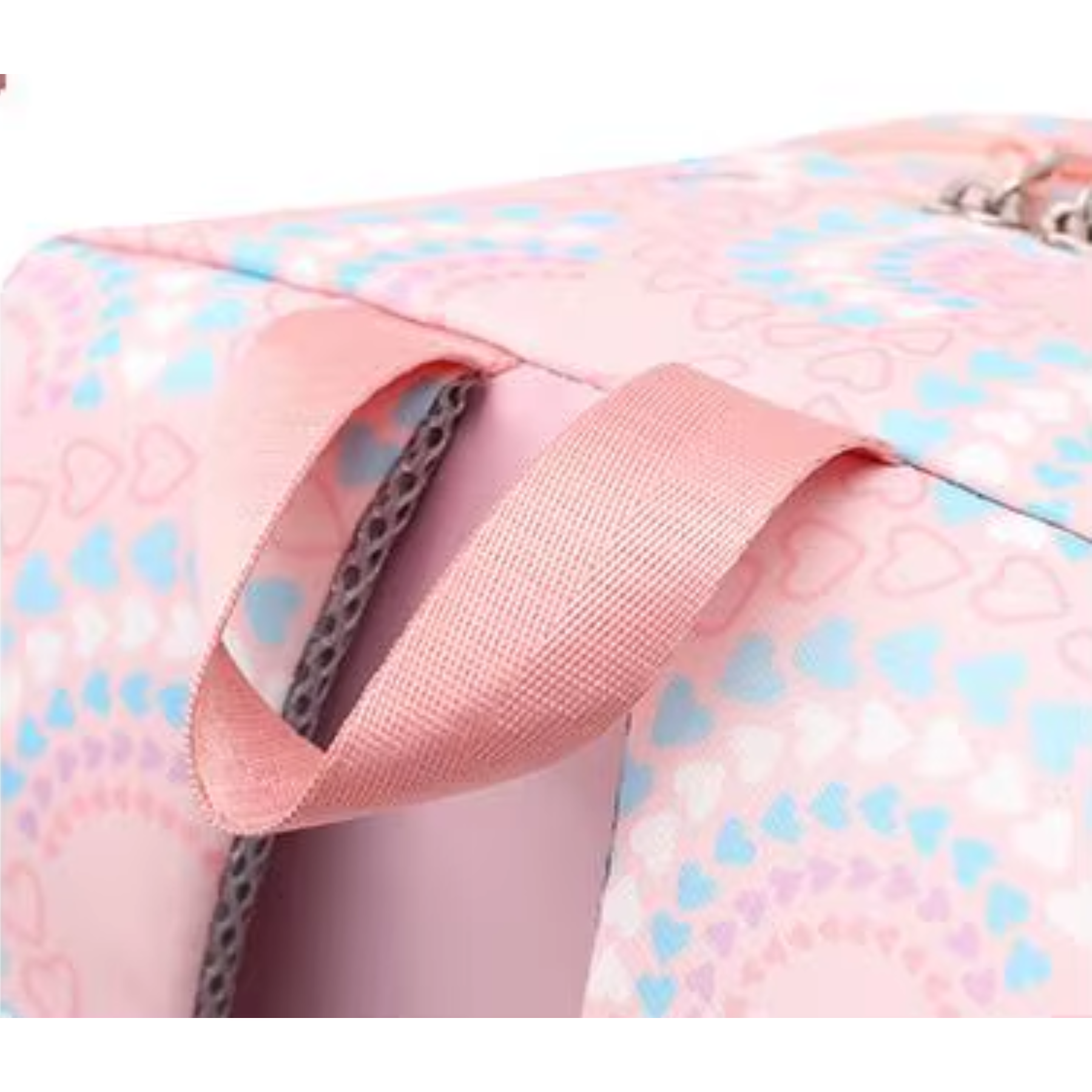 Mochila Escolar Feminina RollyPrincess + 2 bolsas Inclusas Kit Completo Para Estudantes