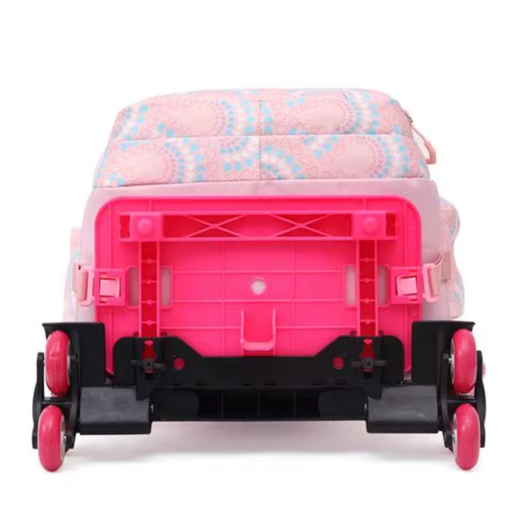 Mochila Escolar Feminina RollyPrincess + 2 bolsas Inclusas Kit Completo Para Estudantes