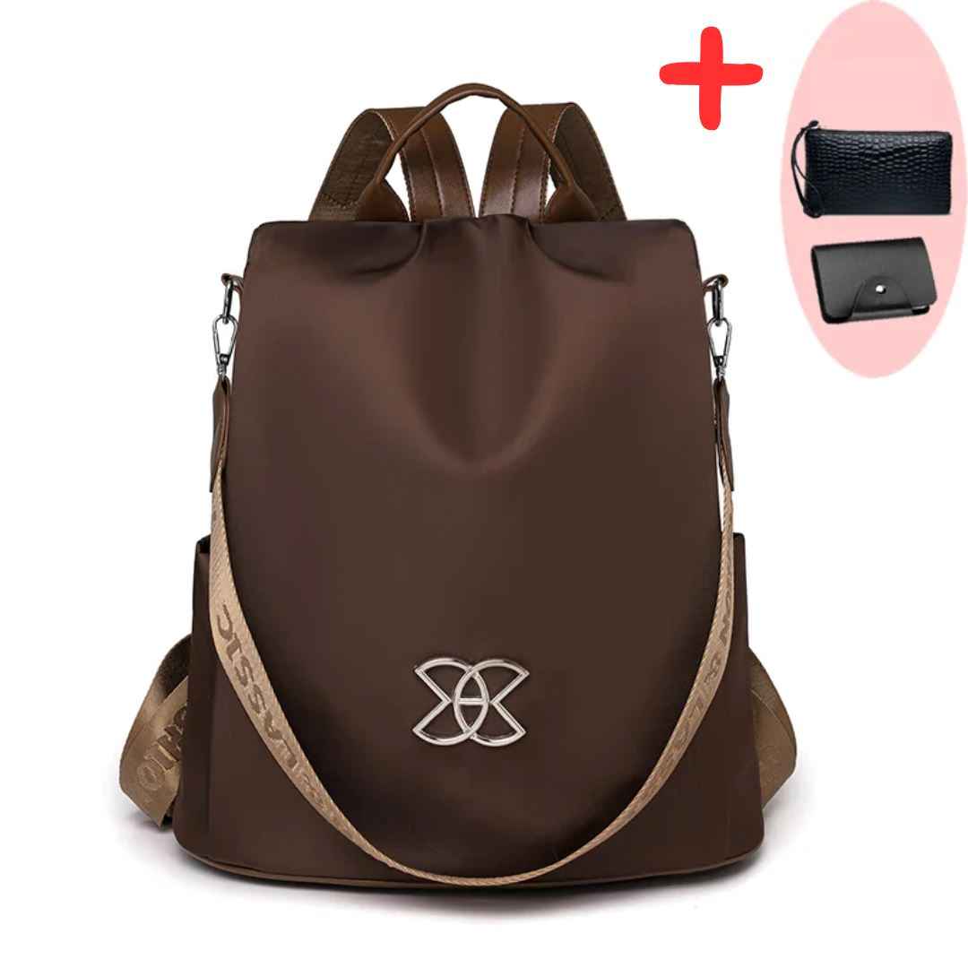 Mochila Bolsa Feminina StyleClass + Duas Carteiras de Brinde