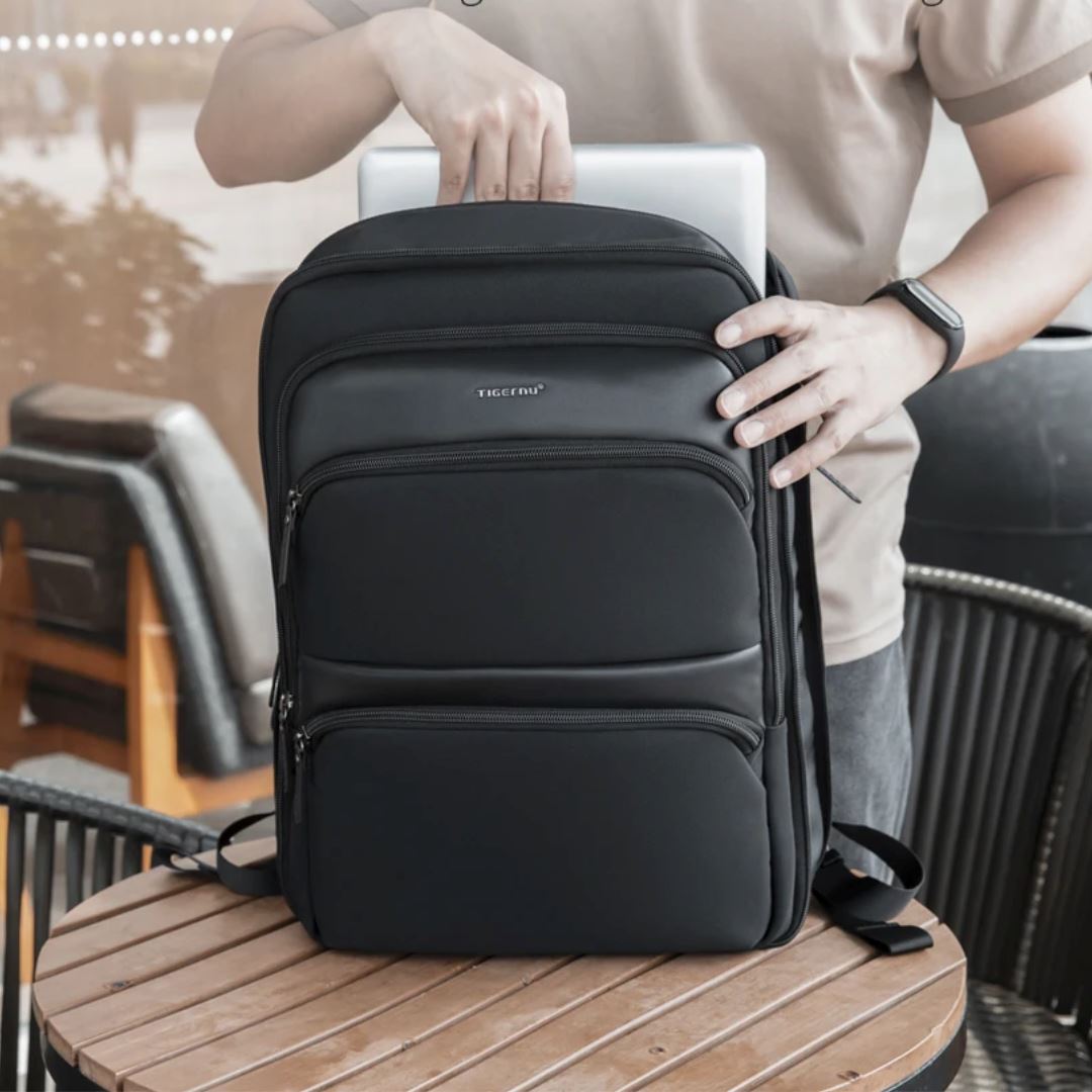 Tigernu - Mochila Expansível Impermeável Para Laptop Bagagem Vip