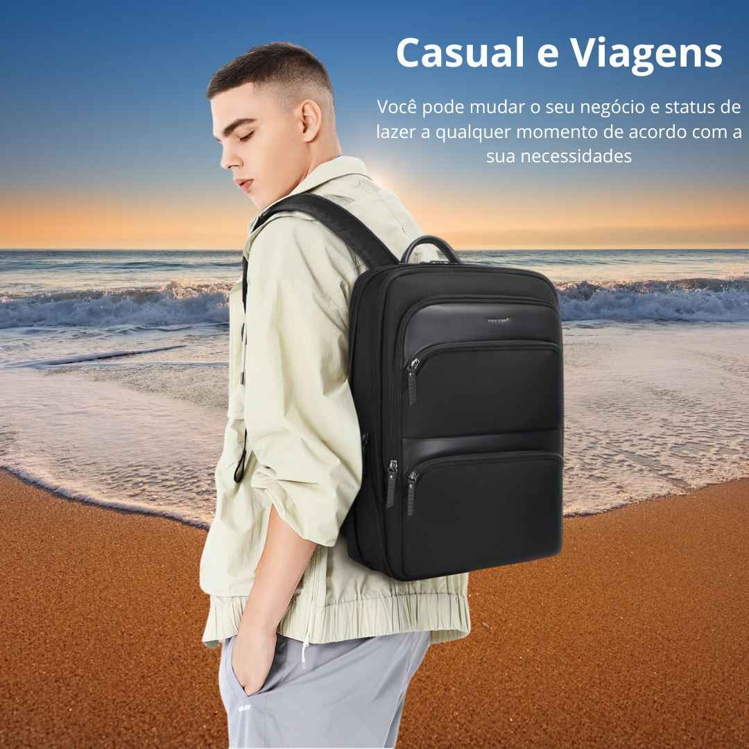 Mochila Masculina Premium Leopnu