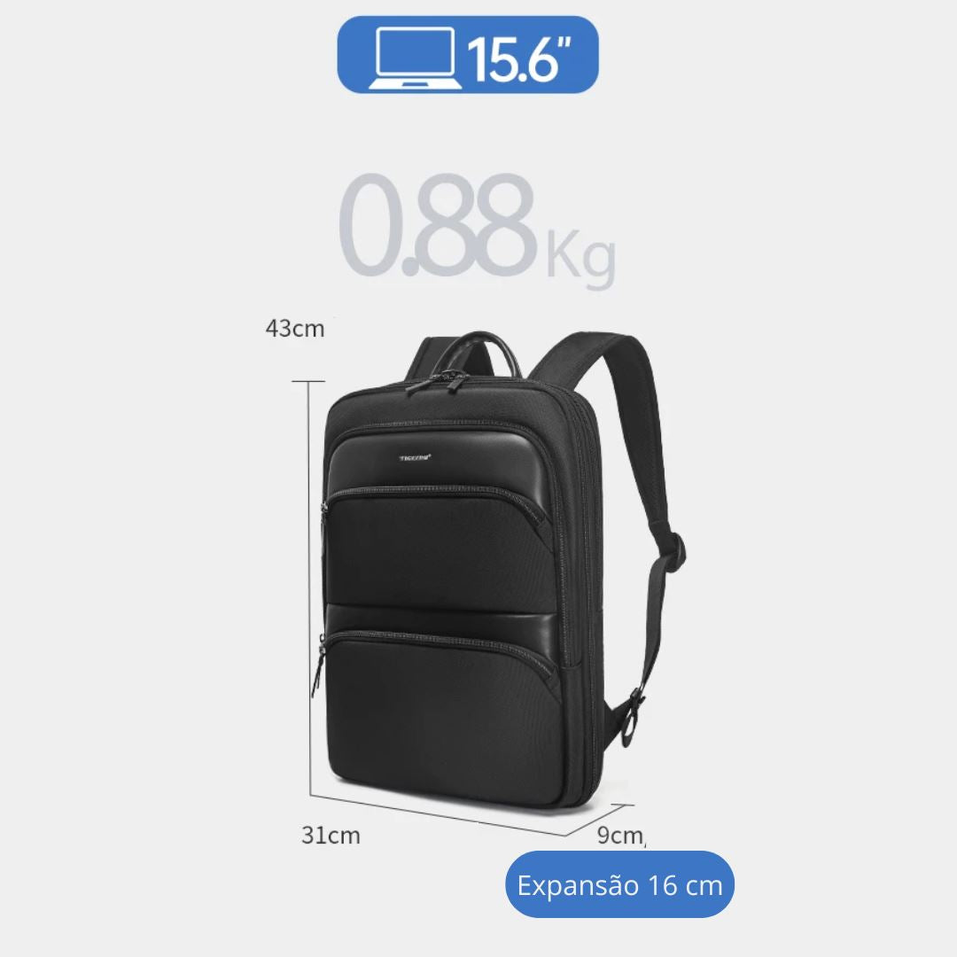 Tigernu - Mochila Expansível Impermeável Para Laptop Bagagem Vip
