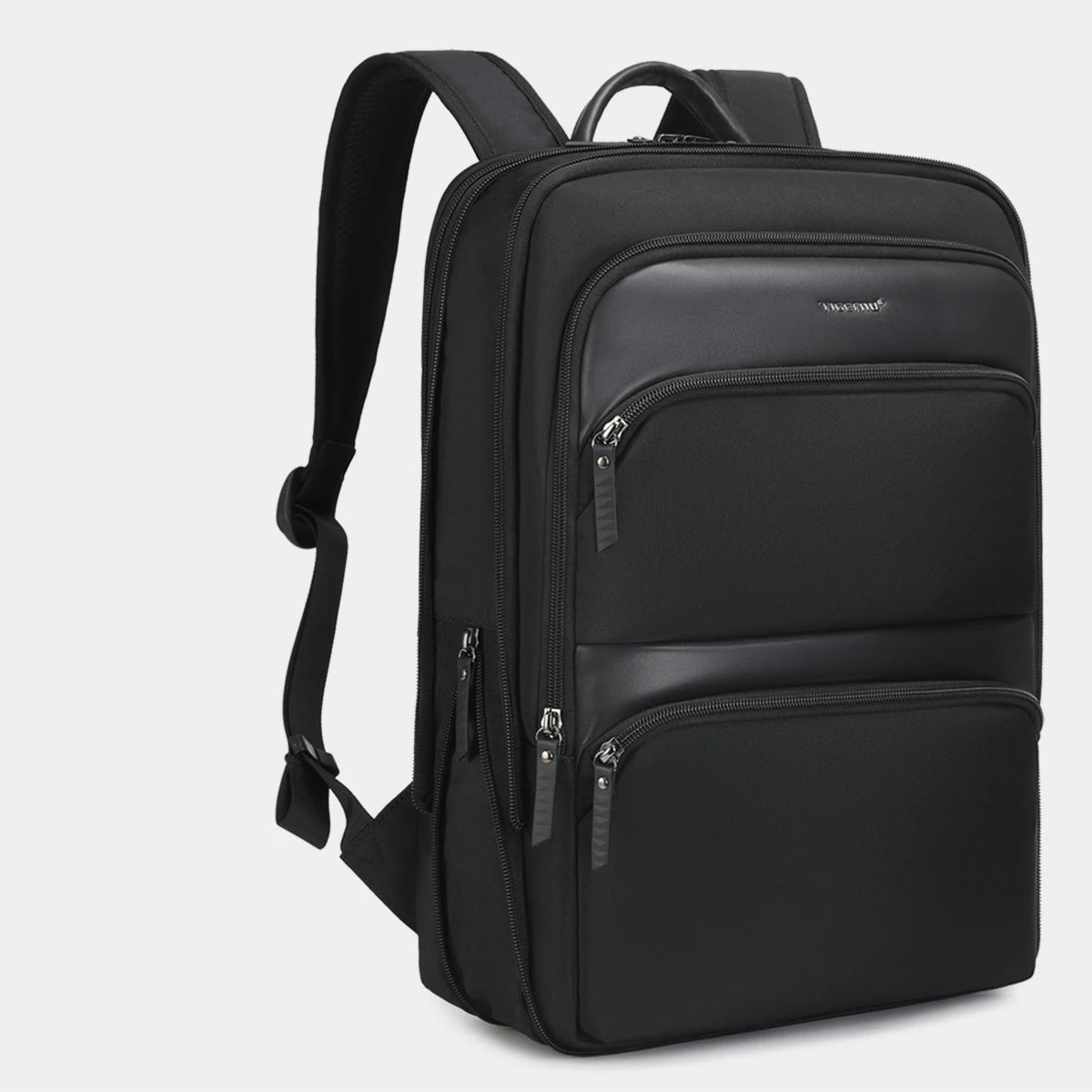 Tigernu - Mochila Expansível Impermeável Para Laptop Bagagem Vip Preto