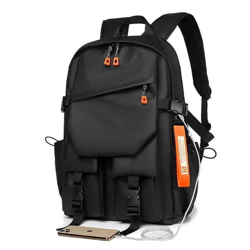 Mochila masculina de luxo de alta qualidade TripVault Black (Cópia)