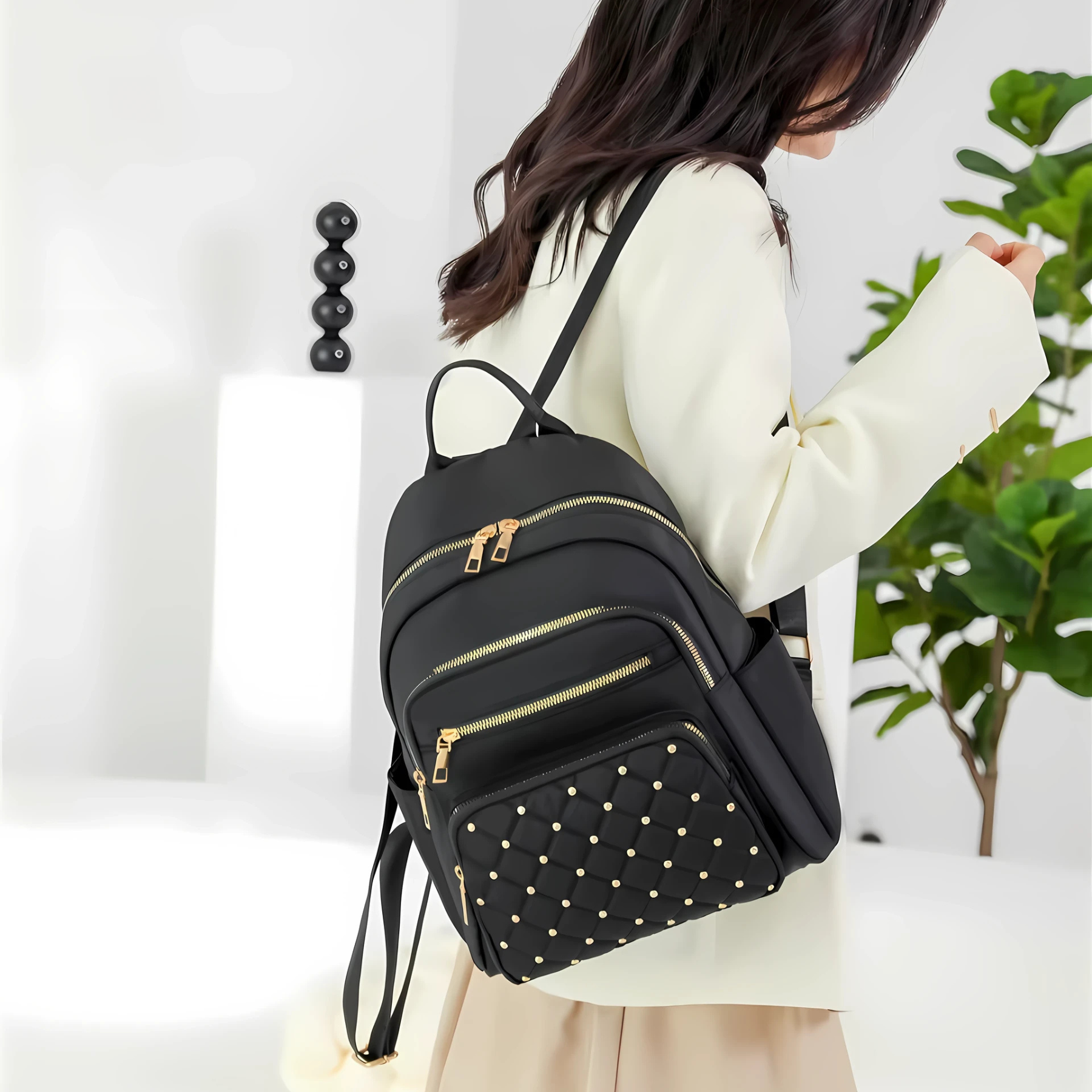 Mochila Feminina Preta ChicCarry