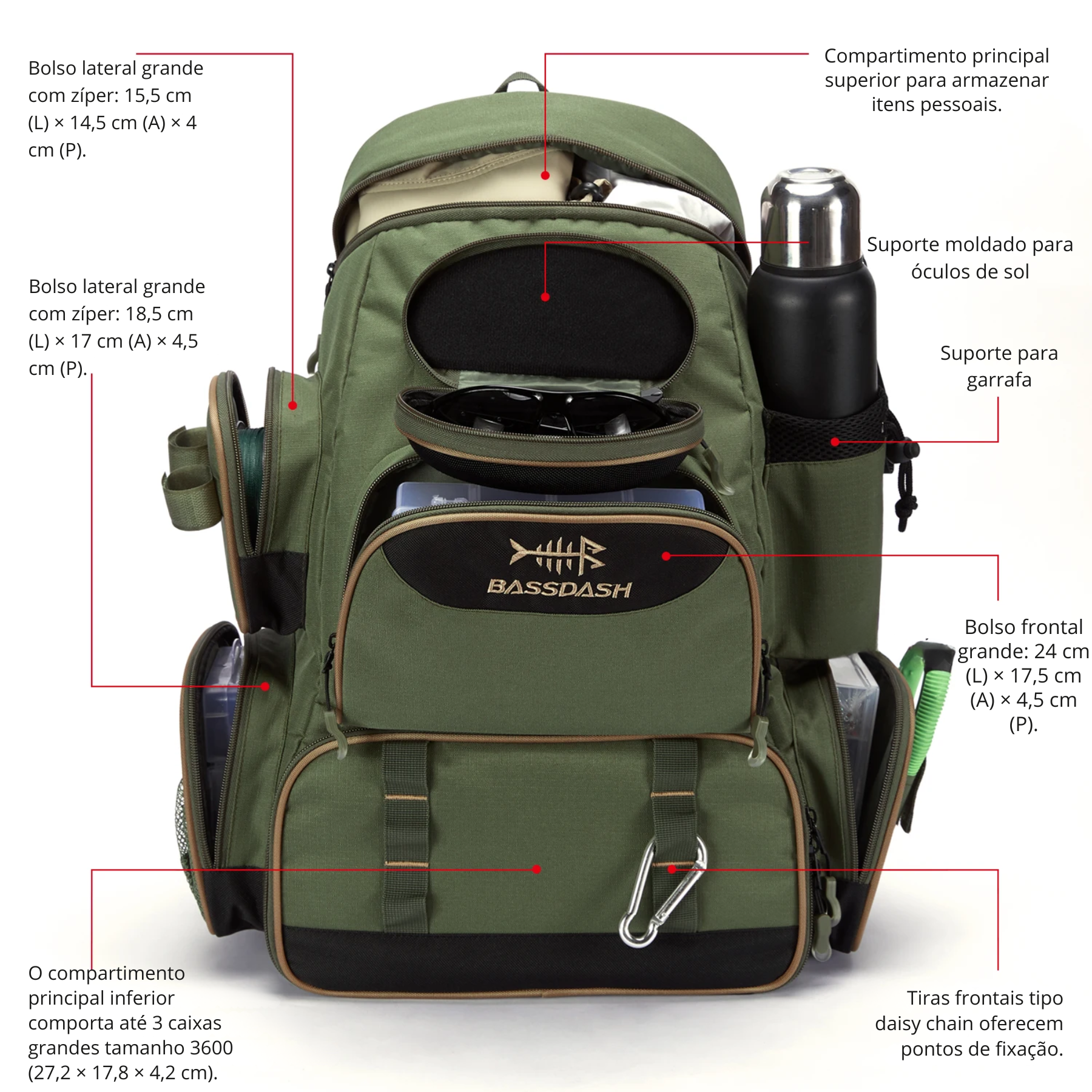 Mochila De Pesca RiverTrek
