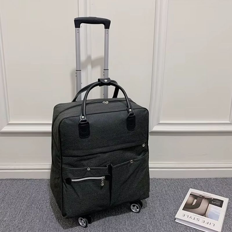 Formato duffel para organizar roupas e acessórios