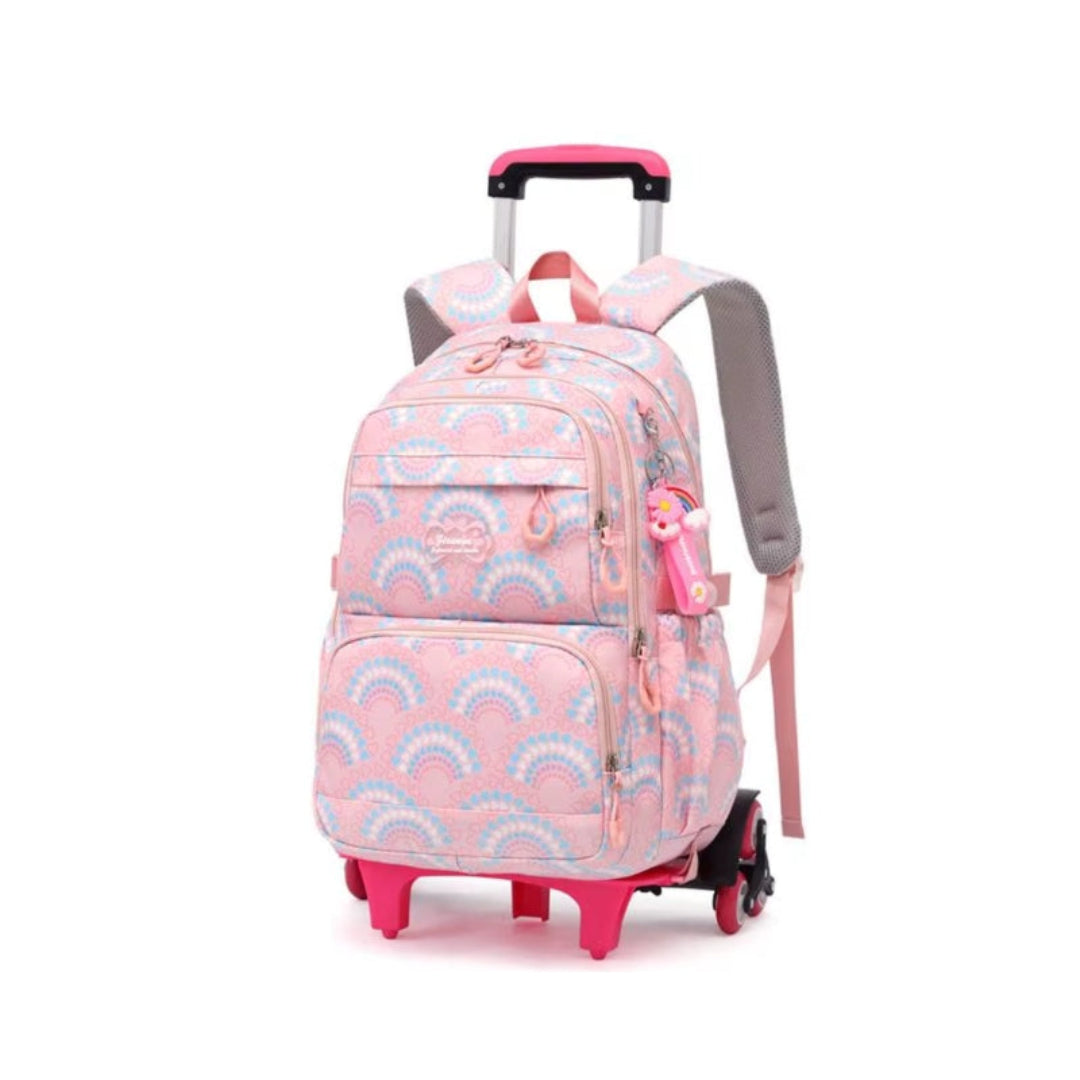 Mochila Escolar Feminina RollyPrincess  + 2 Bolsas Inclusas Kit Completo Para Estudantes