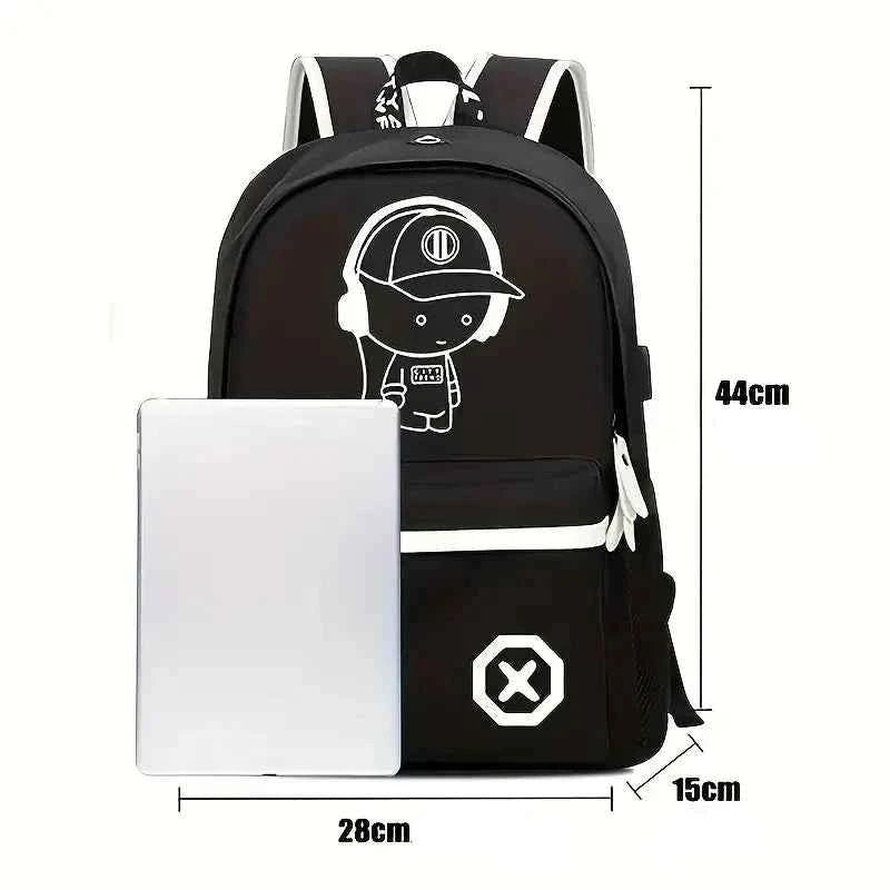 Tamanho da Mochila Escolar Masculino LumiSchool