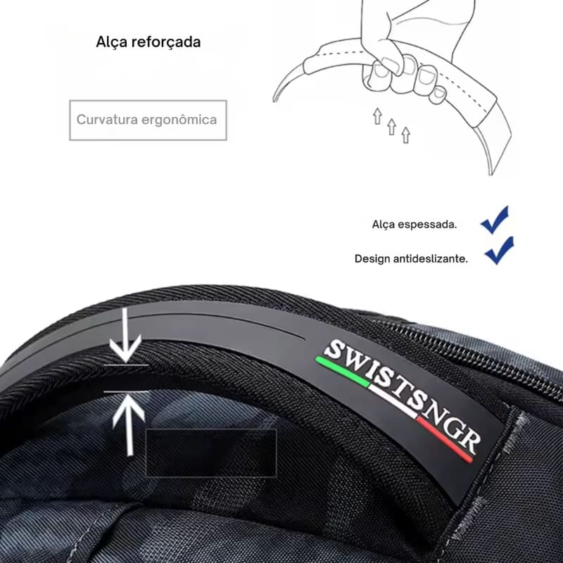 Mochila Escolar Com Alça Reforçada